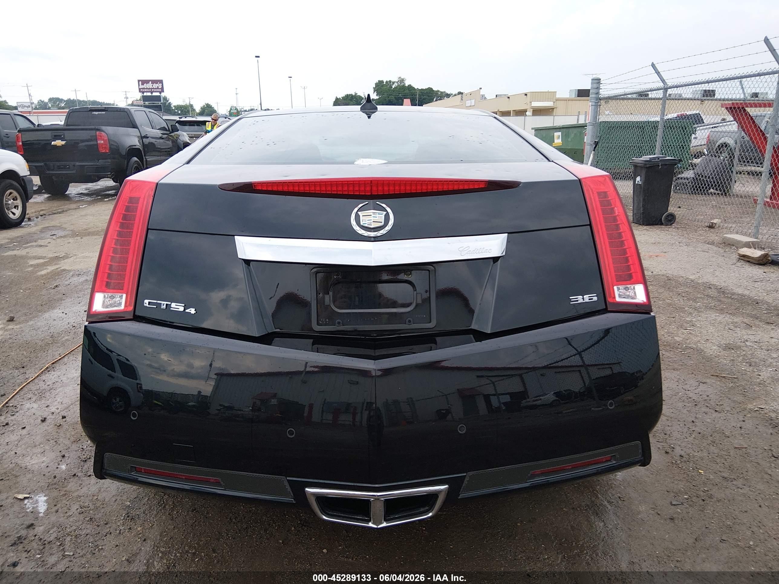 2012 Cadillac Cts Standard Black vin: 1G6DC1E3XC0143918