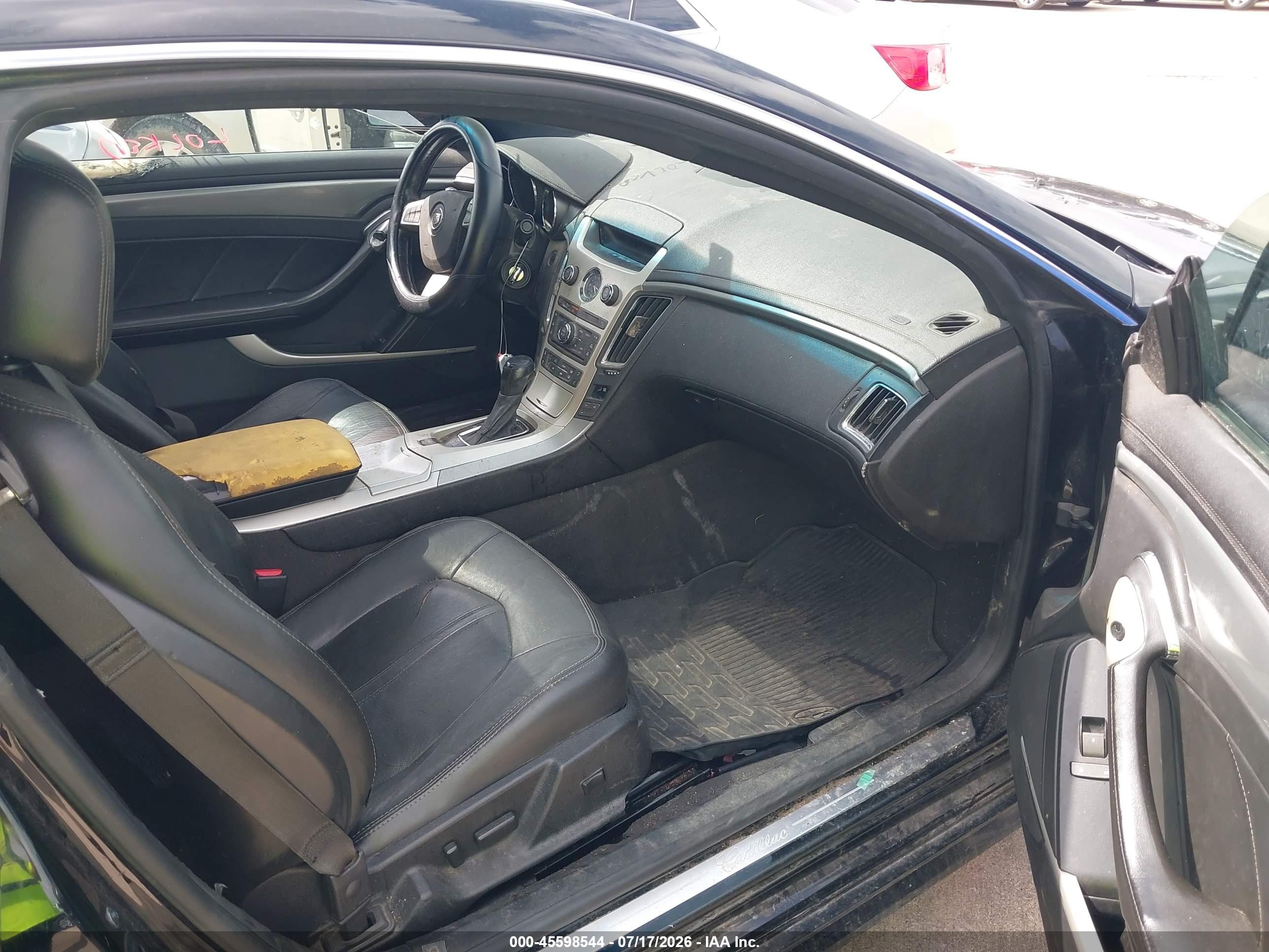 2014 Cadillac Cts Performance Black vin: 1G6DC1E3XE0103440