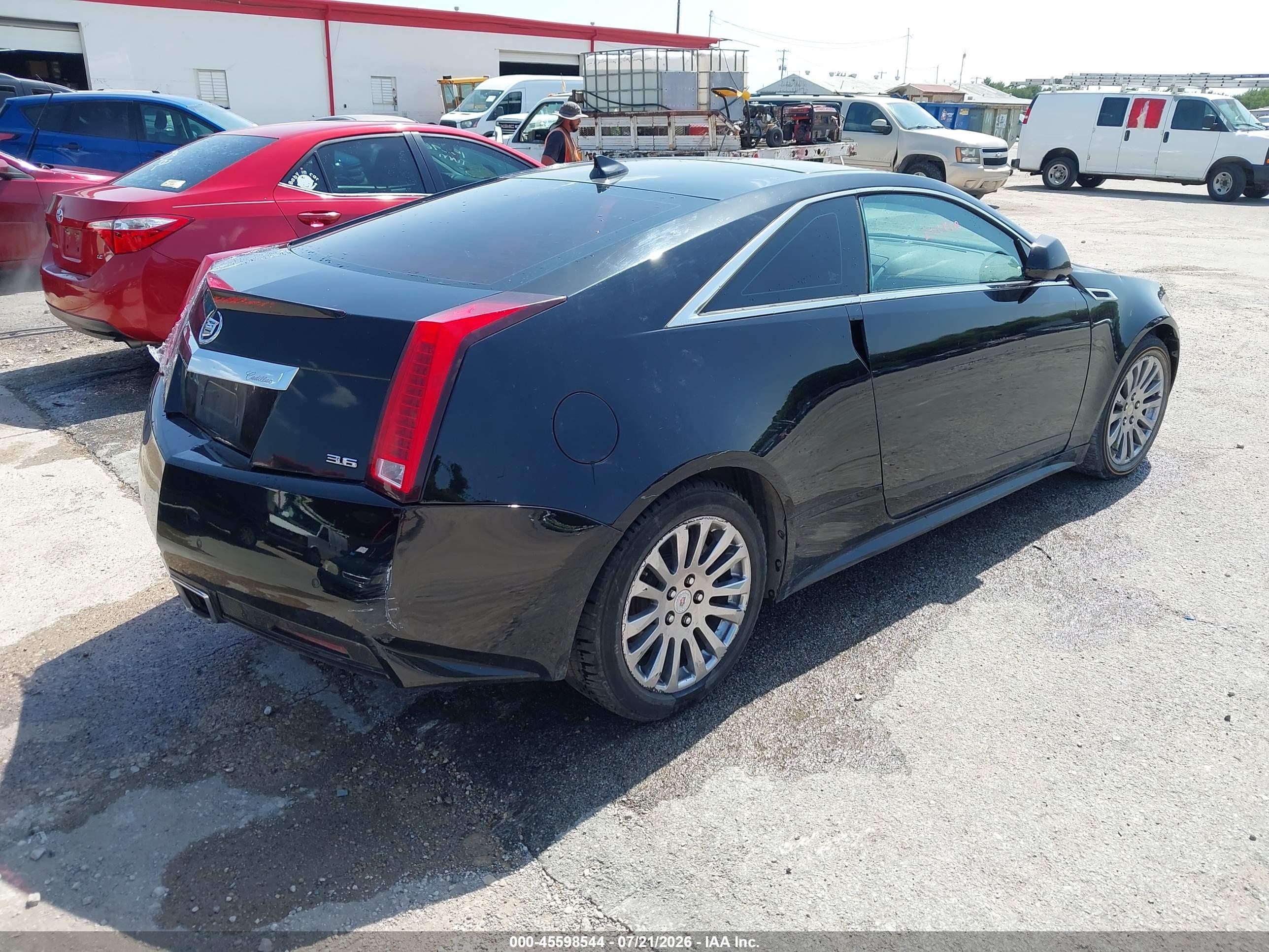 2014 Cadillac Cts Performance Black vin: 1G6DC1E3XE0103440