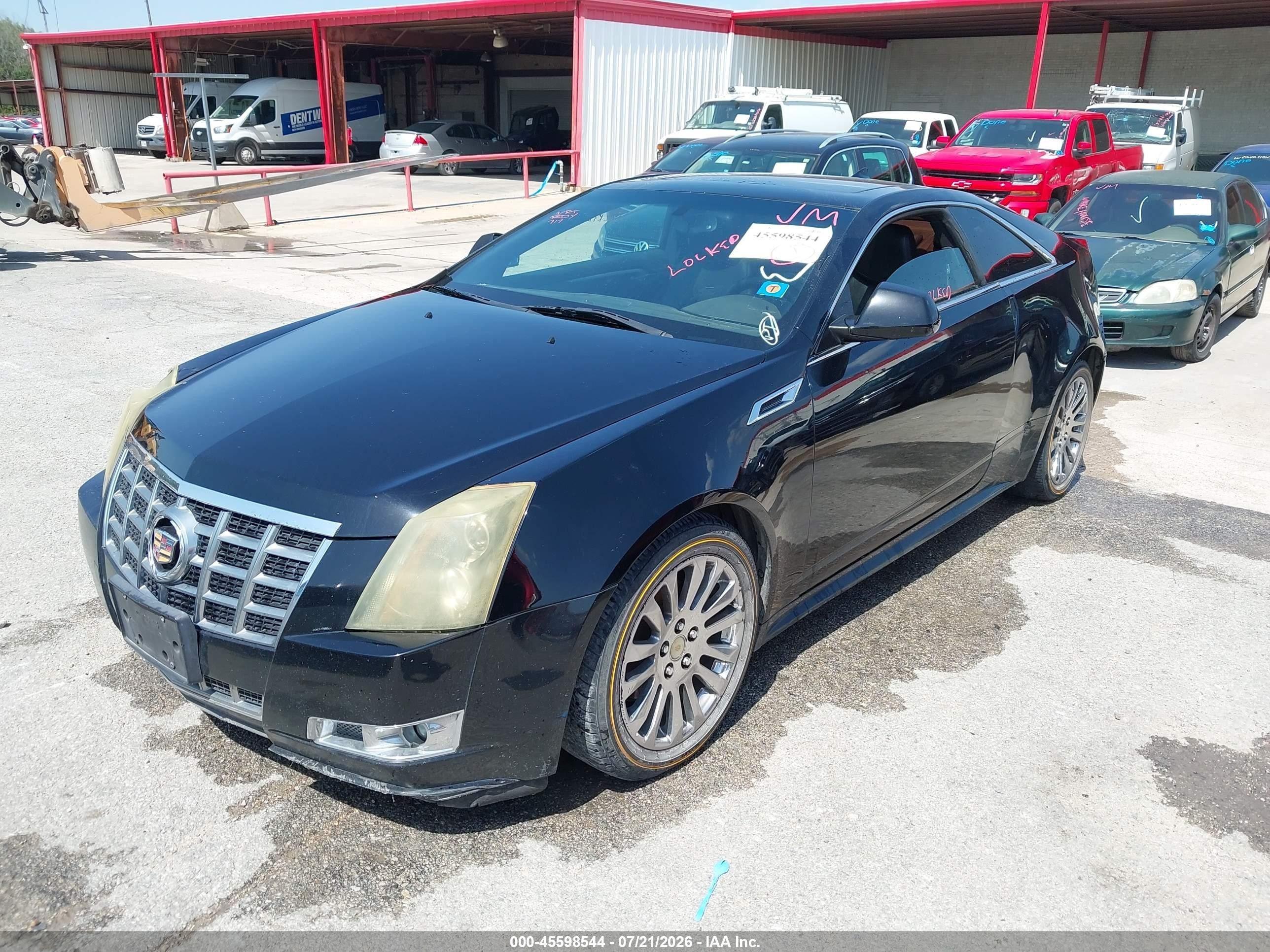 2014 Cadillac Cts Performance Black vin: 1G6DC1E3XE0103440