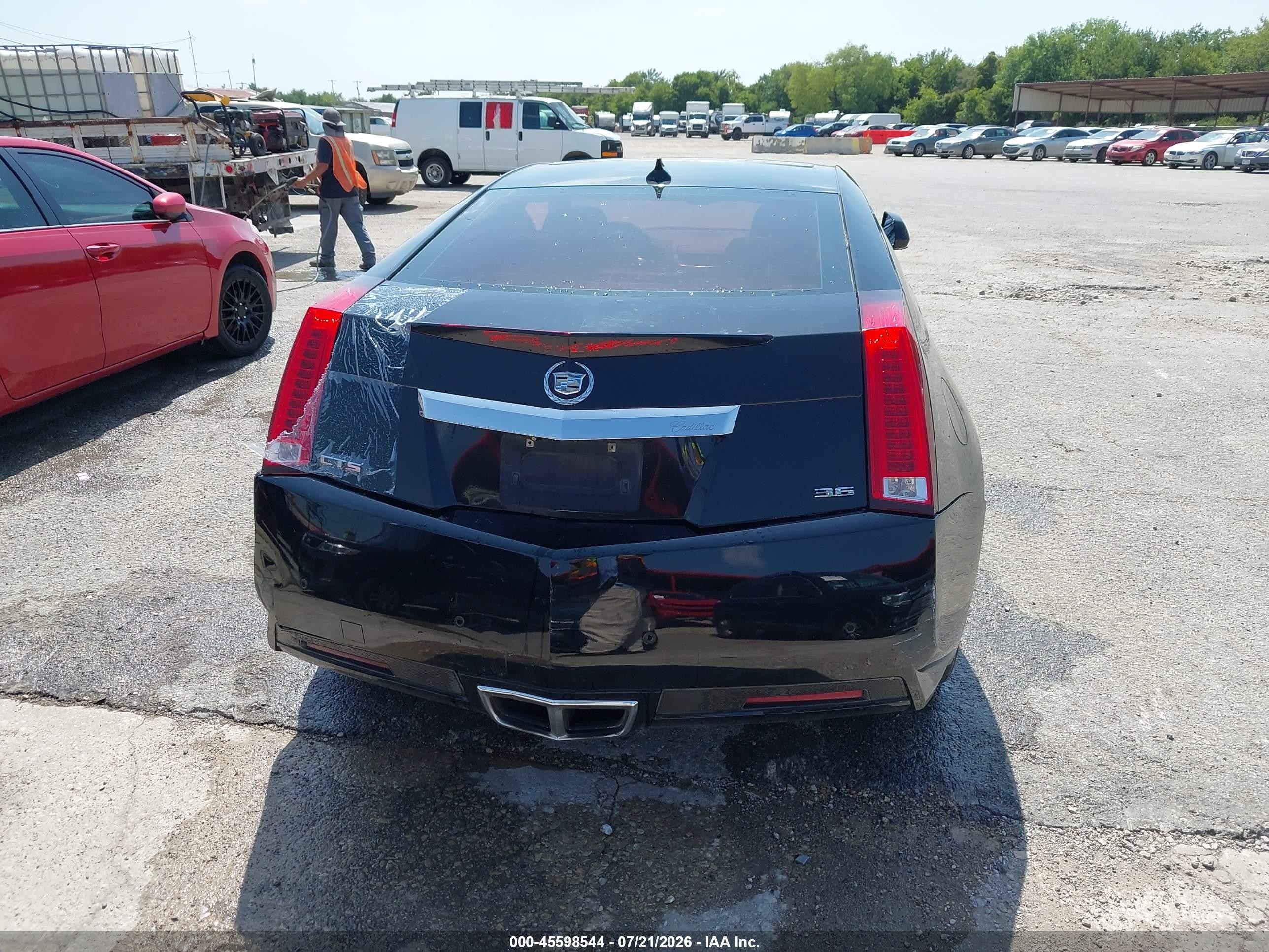 2014 Cadillac Cts Performance Black vin: 1G6DC1E3XE0103440