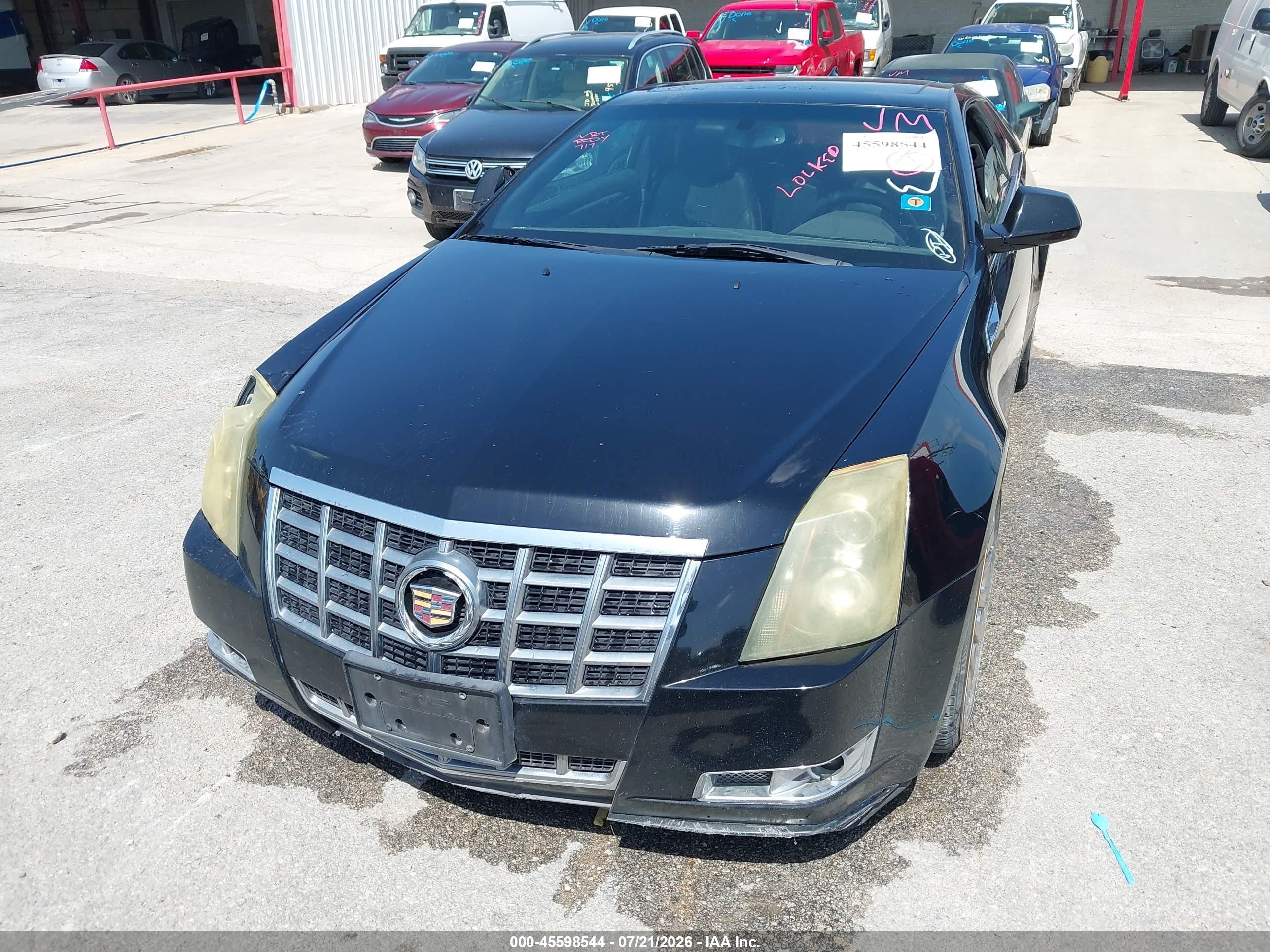 2014 Cadillac Cts Performance Black vin: 1G6DC1E3XE0103440