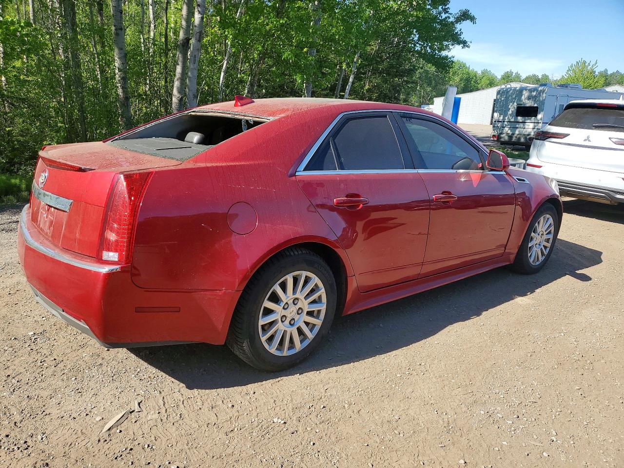 2012 Cadillac Cts Red vin: 1G6DC5E50C0137263
