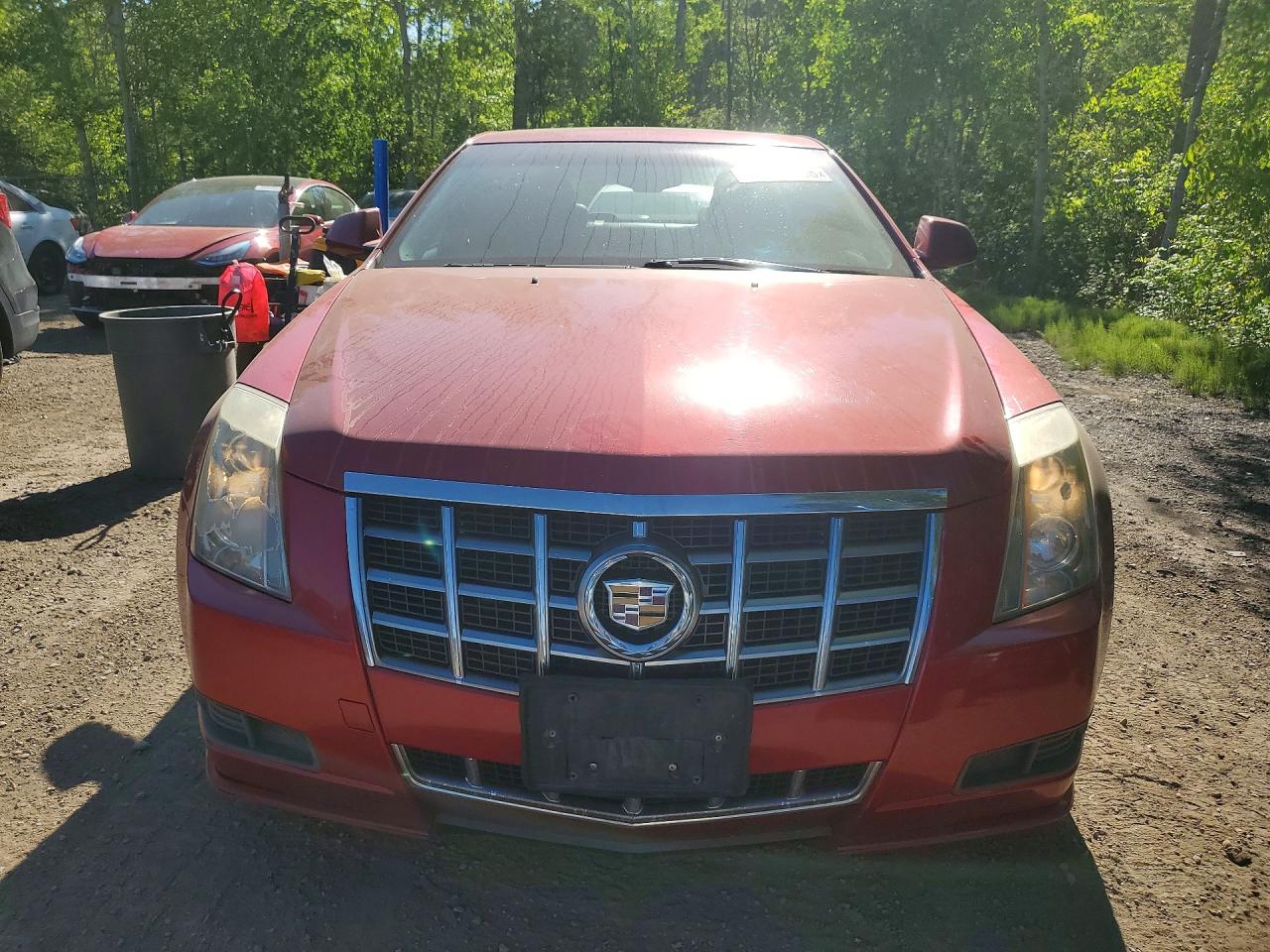 2012 Cadillac Cts Red vin: 1G6DC5E50C0137263