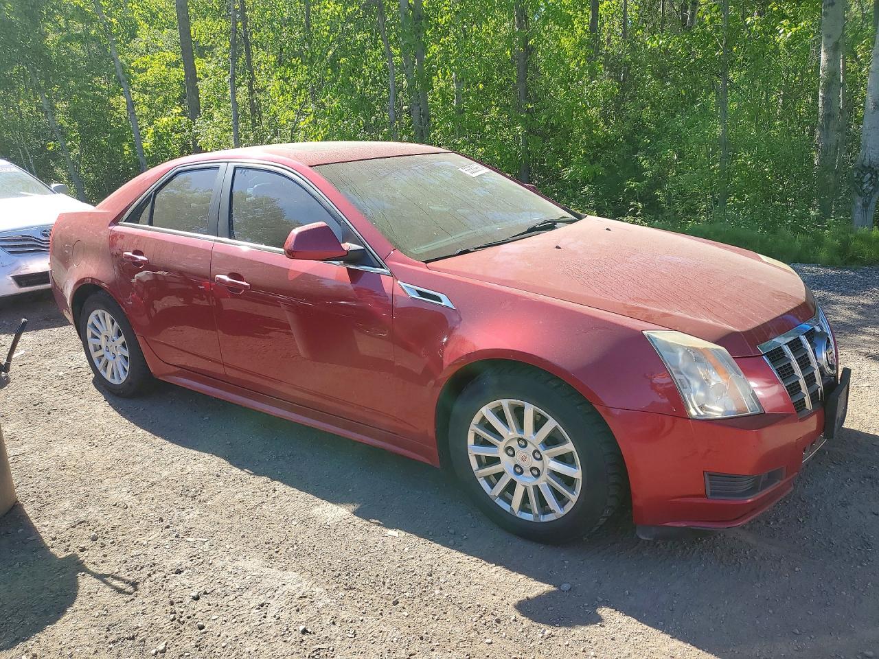 2012 Cadillac Cts Red vin: 1G6DC5E50C0137263