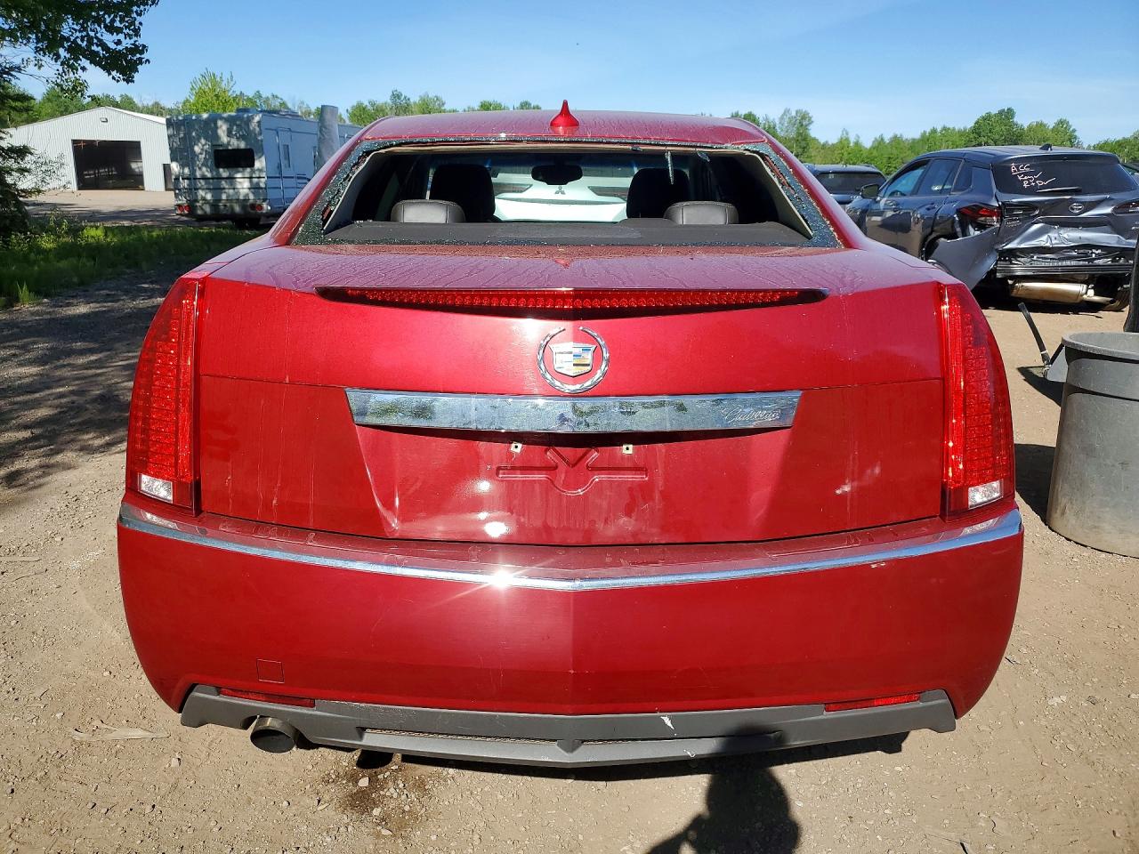 2012 Cadillac Cts Red vin: 1G6DC5E50C0137263