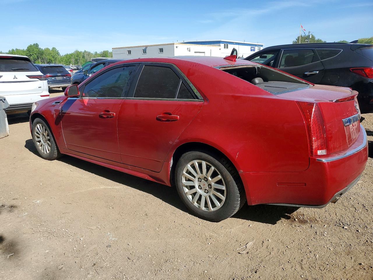 2012 Cadillac Cts Red vin: 1G6DC5E50C0137263