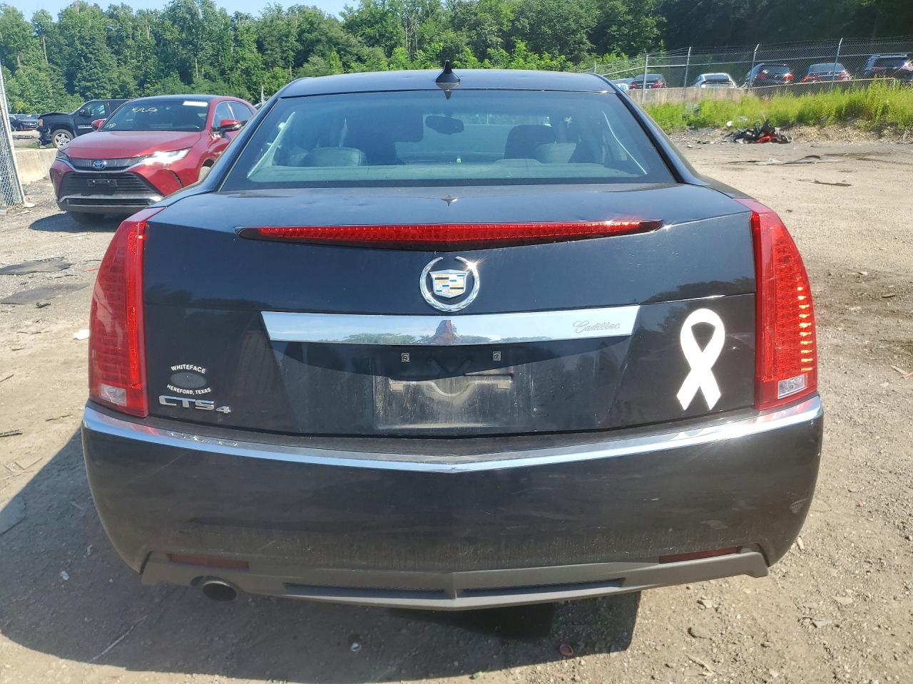 2012 Cadillac Cts Черный vin: 1G6DC5E50C0144360