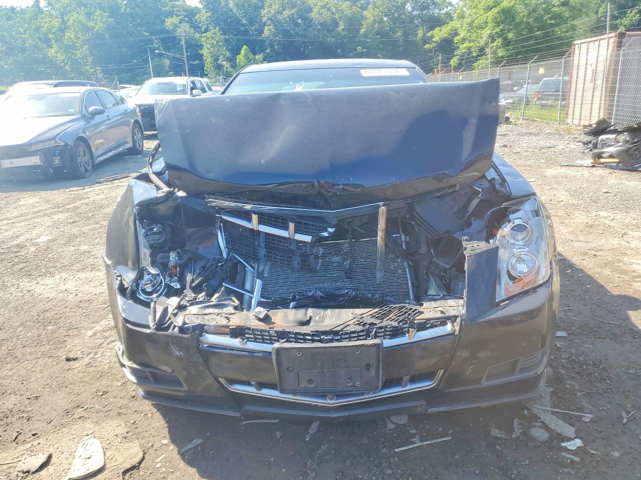 2012 Cadillac Cts Черный vin: 1G6DC5E50C0144360