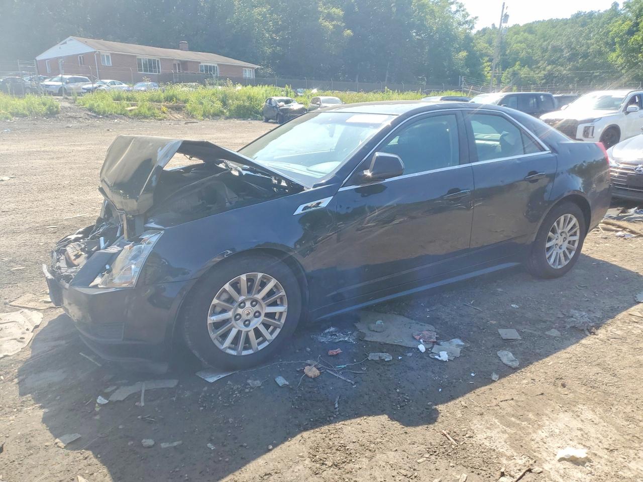 2012 Cadillac Cts Черный vin: 1G6DC5E50C0144360