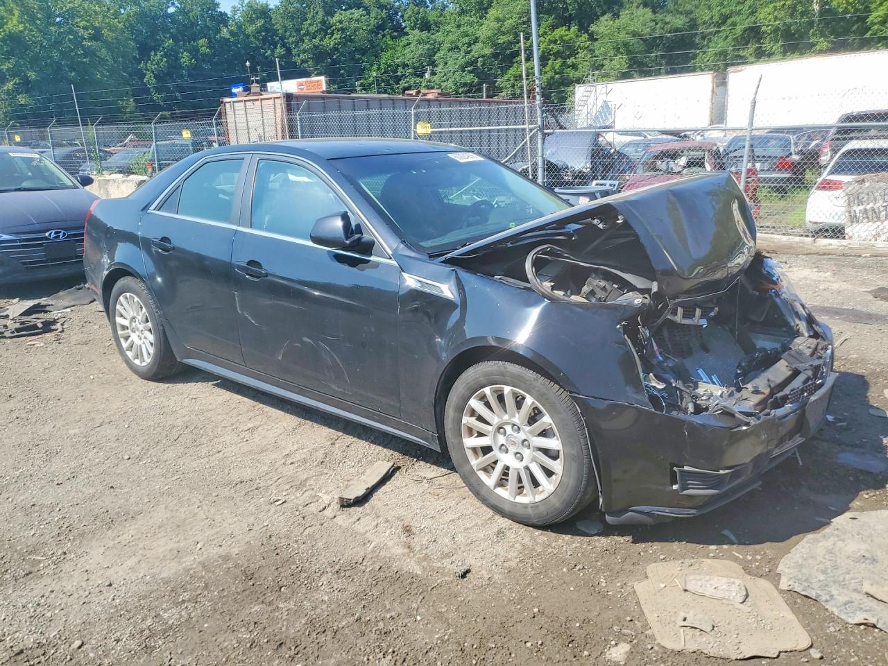 2012 Cadillac Cts Черный vin: 1G6DC5E50C0144360