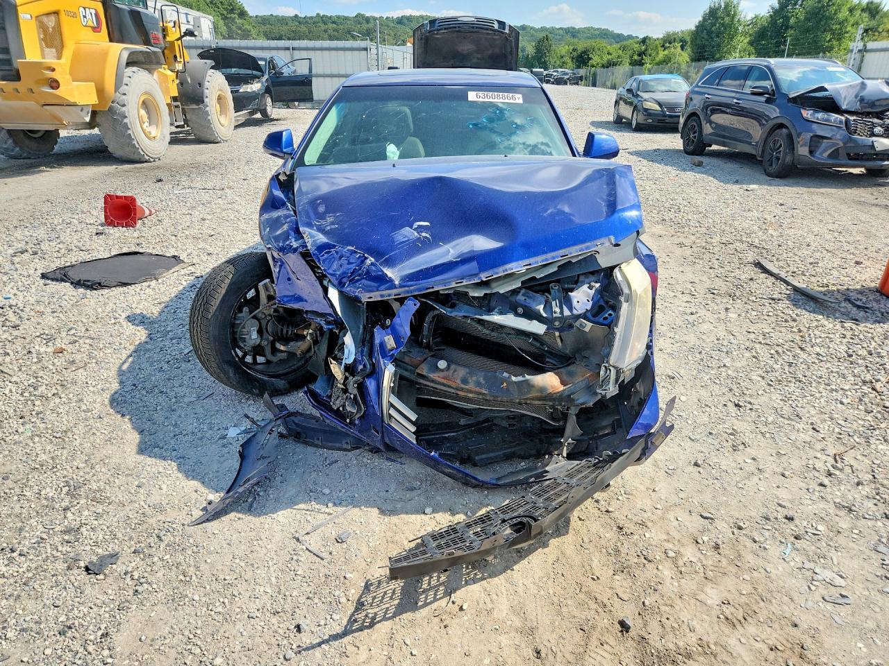 2012 Cadillac Cts Blue vin: 1G6DC5E50C0153060