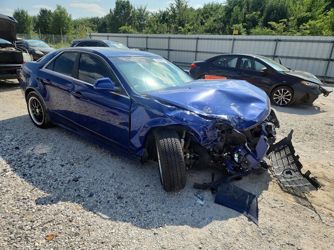 2012 Cadillac Cts Blue vin: 1G6DC5E50C0153060