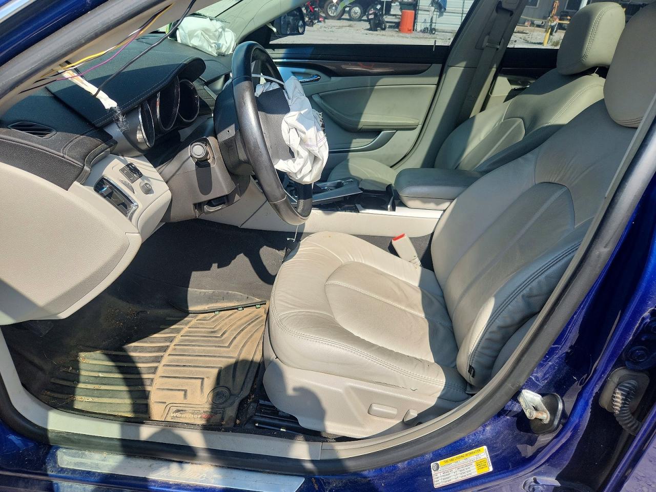 2012 Cadillac Cts Blue vin: 1G6DC5E50C0153060