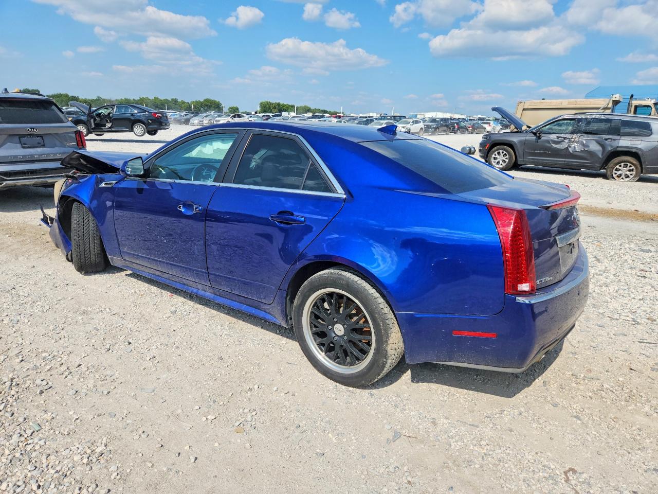 2012 Cadillac Cts Blue vin: 1G6DC5E50C0153060