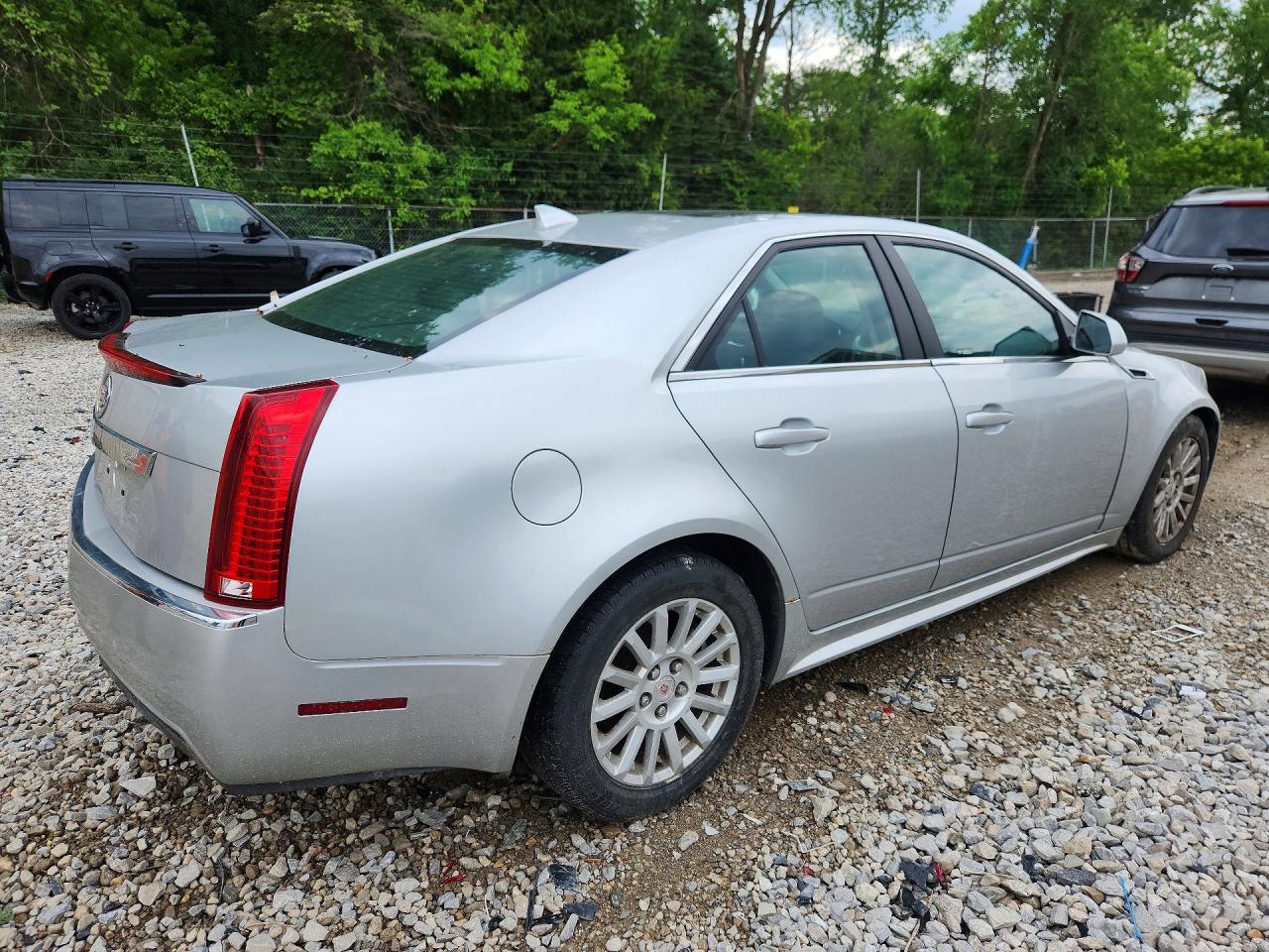 2012 Cadillac Cts Silver vin: 1G6DC5E52C0113238