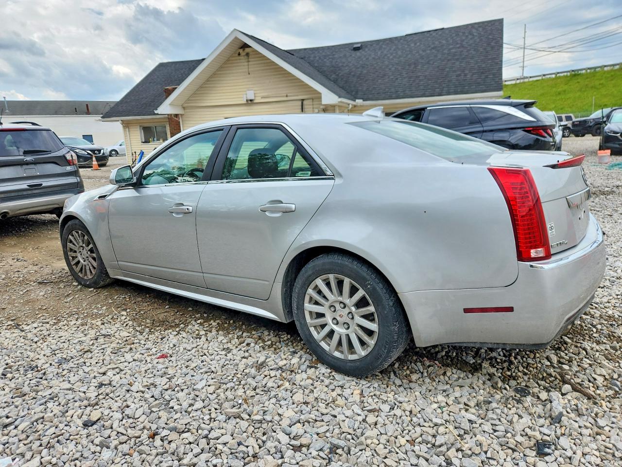 2012 Cadillac Cts Silver vin: 1G6DC5E52C0113238