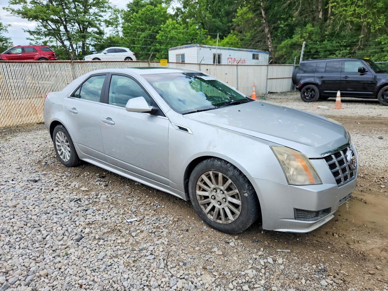 2012 Cadillac Cts Silver vin: 1G6DC5E52C0113238