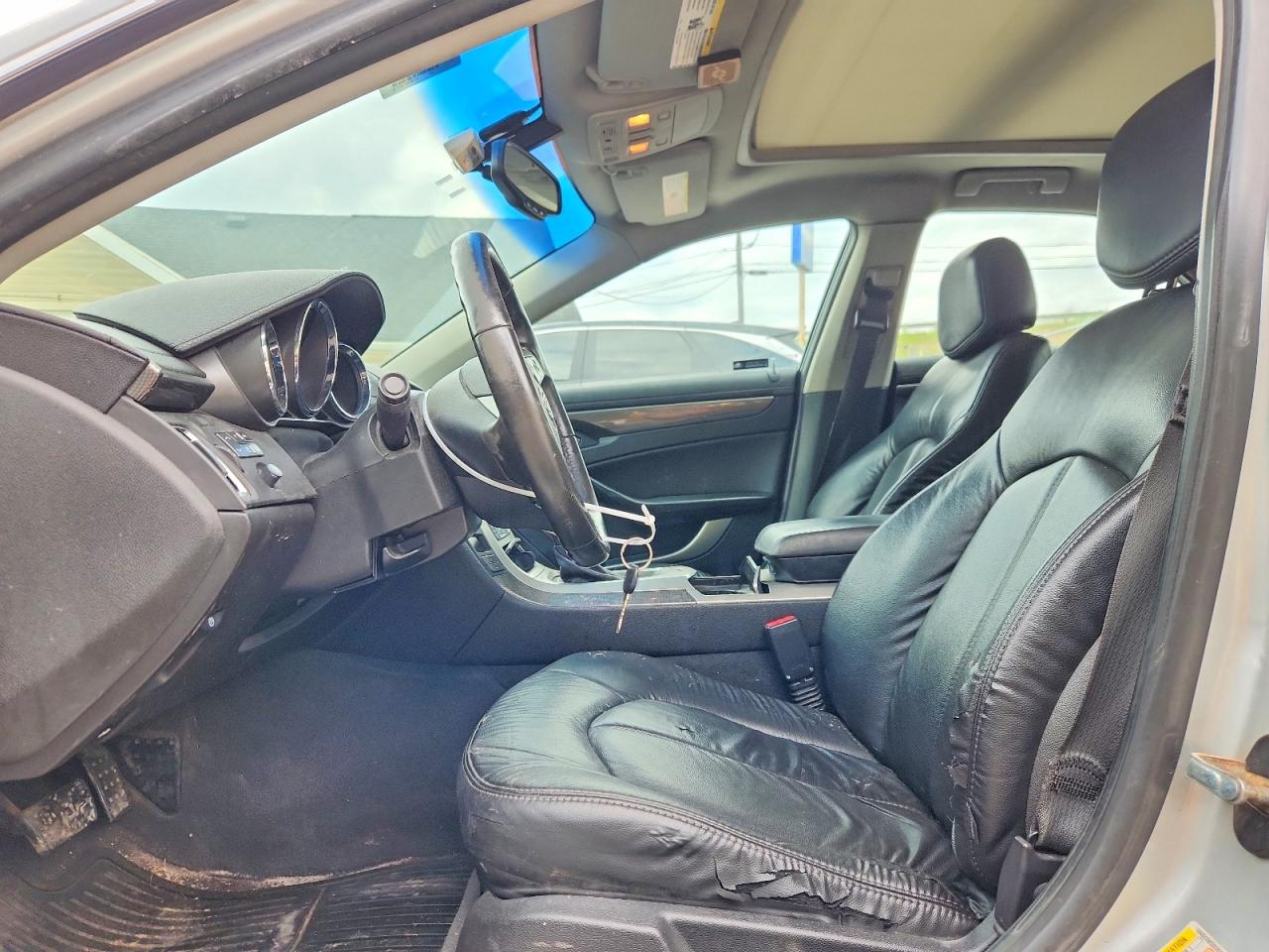 2012 Cadillac Cts Silver vin: 1G6DC5E52C0113238