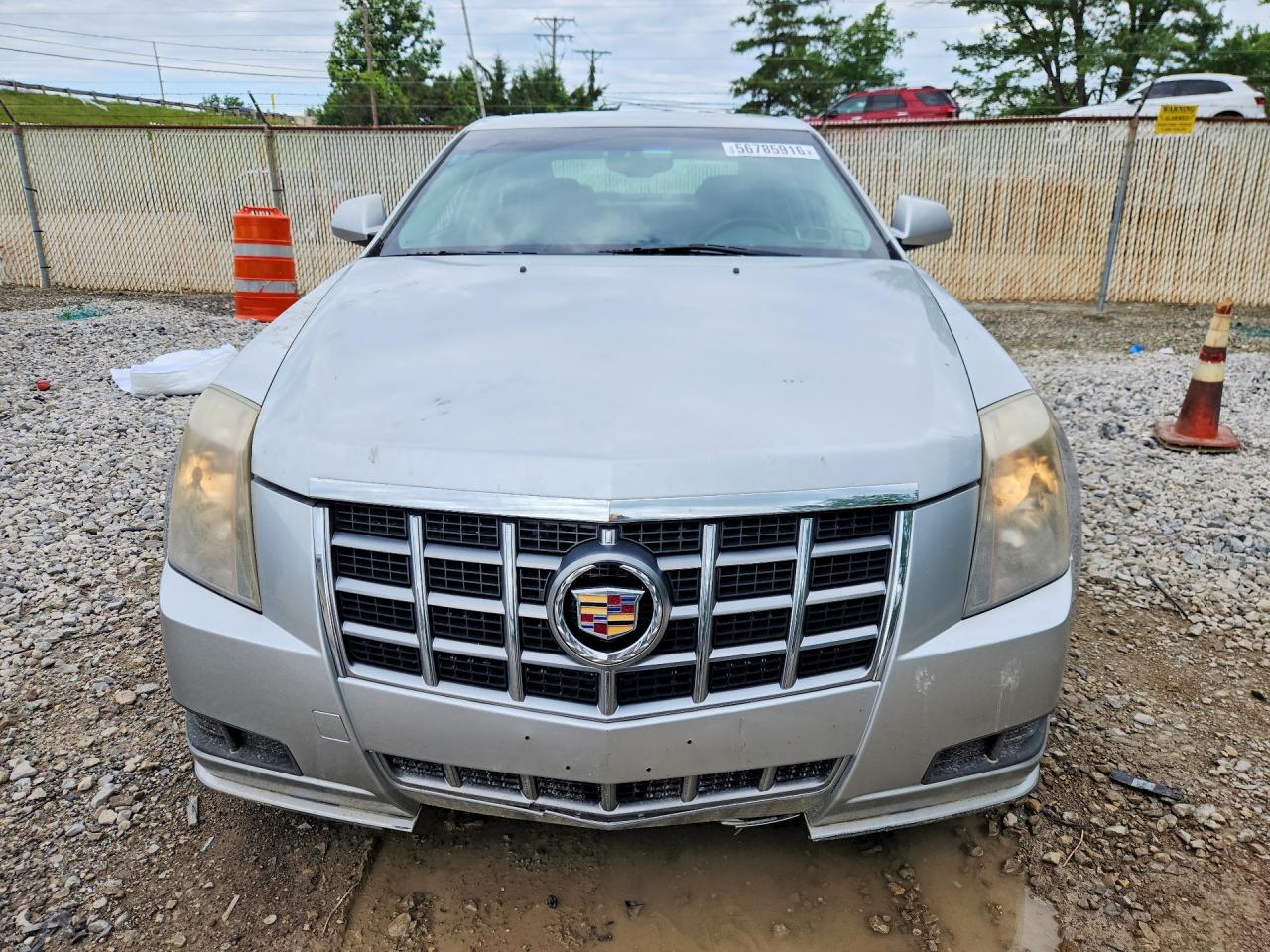 2012 Cadillac Cts Silver vin: 1G6DC5E52C0113238