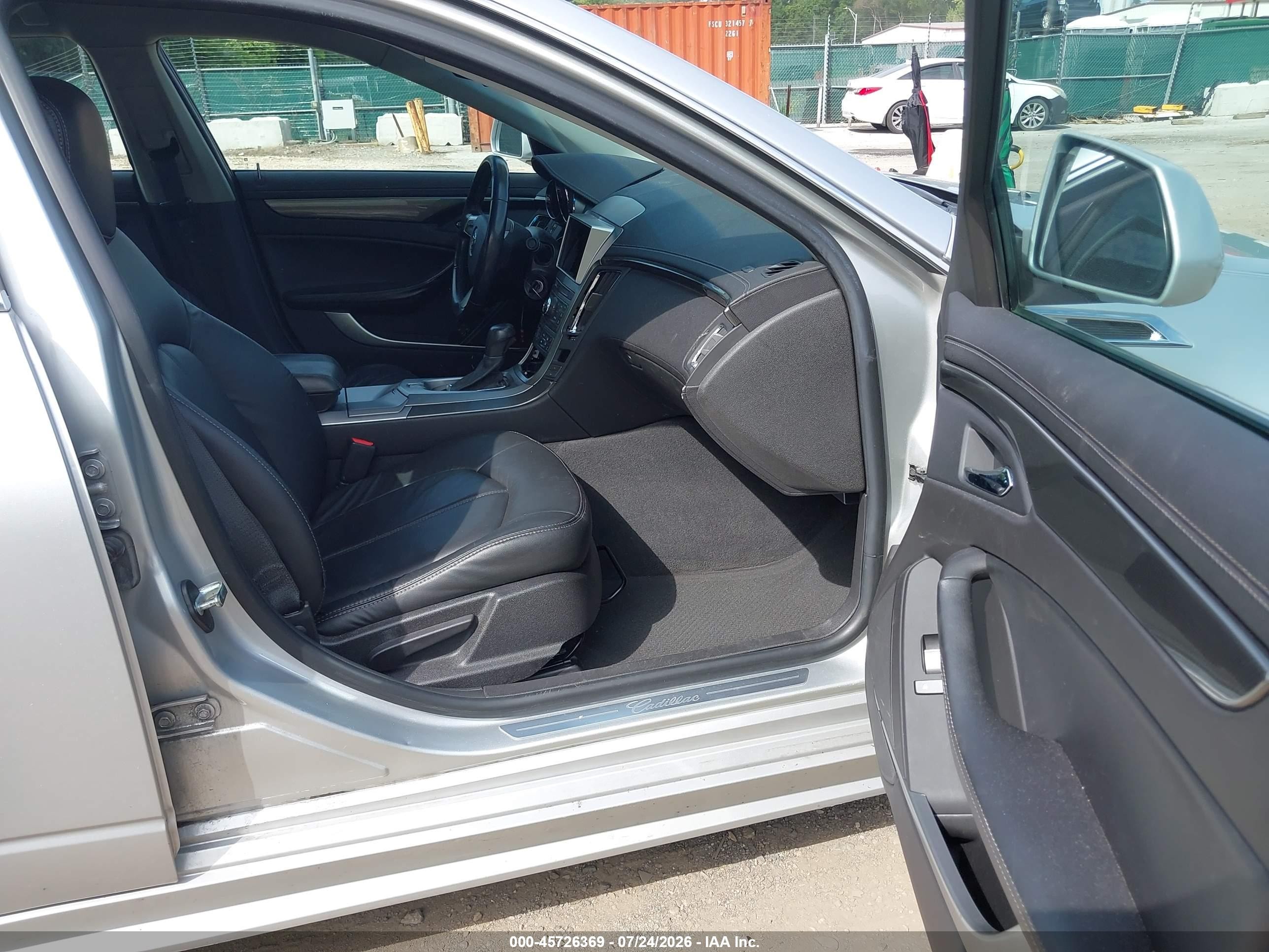 2012 Cadillac Cts Standard Silver vin: 1G6DC5E53C0117413