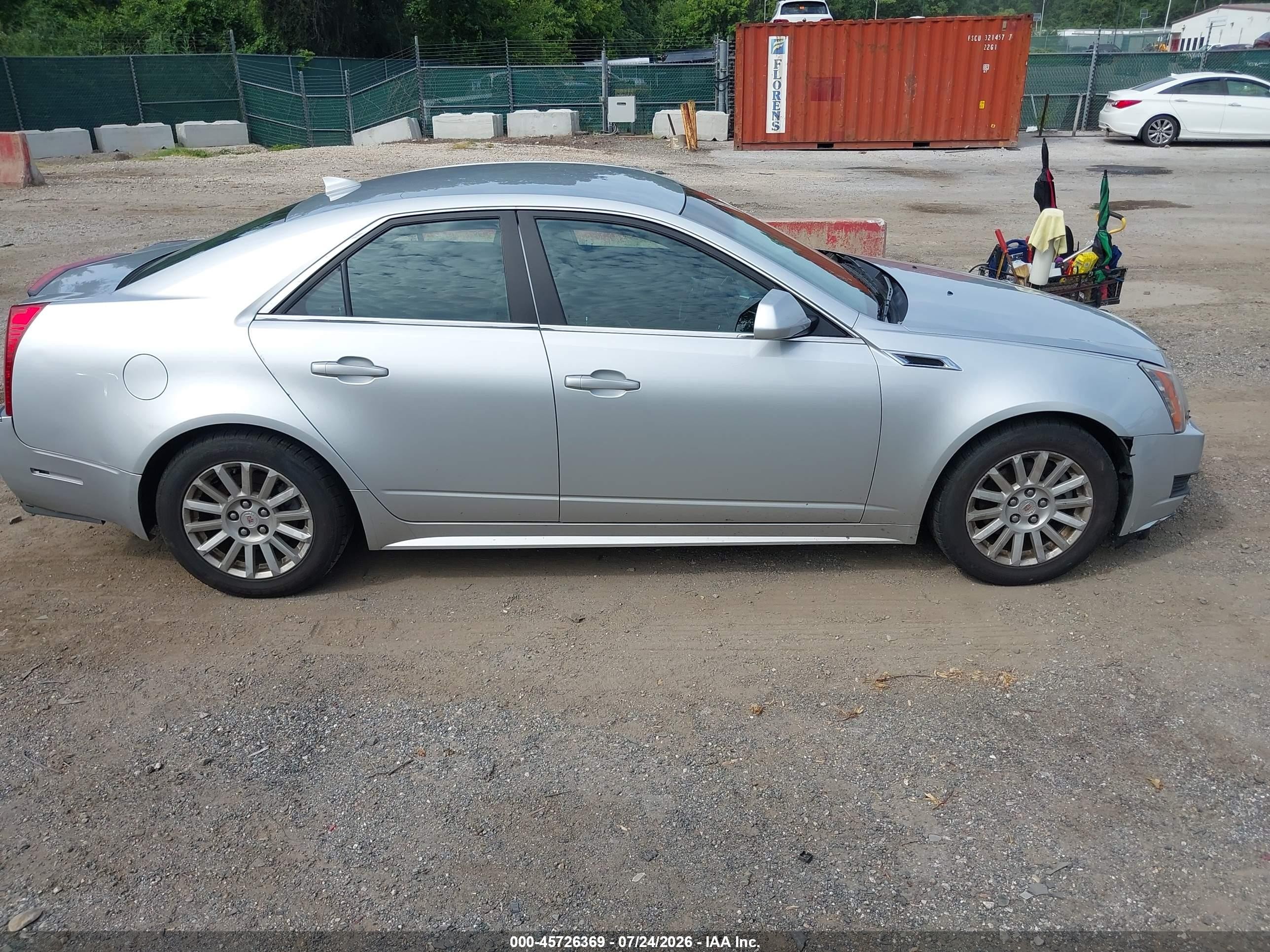 2012 Cadillac Cts Standard Silver vin: 1G6DC5E53C0117413