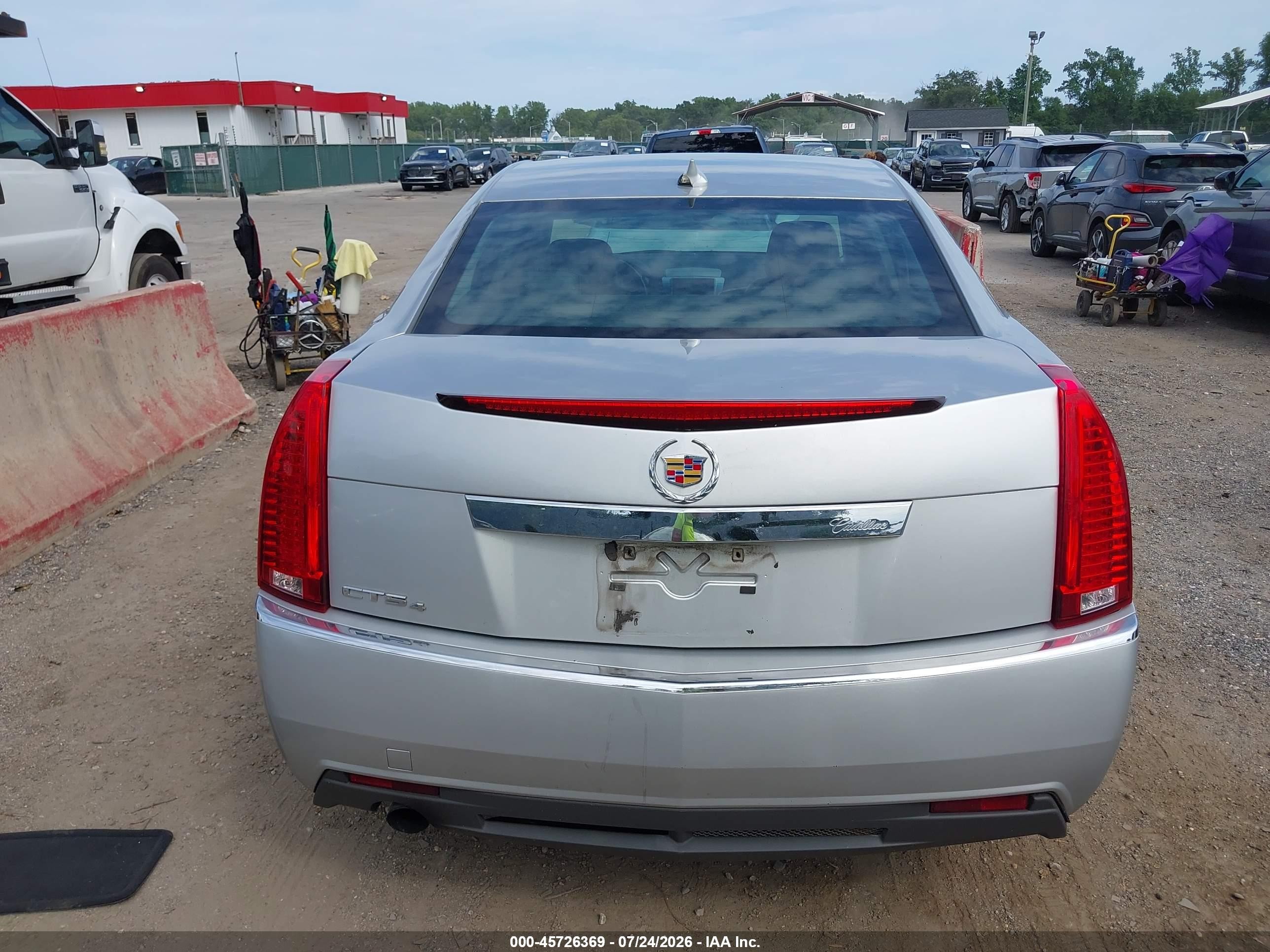 2012 Cadillac Cts Standard Silver vin: 1G6DC5E53C0117413