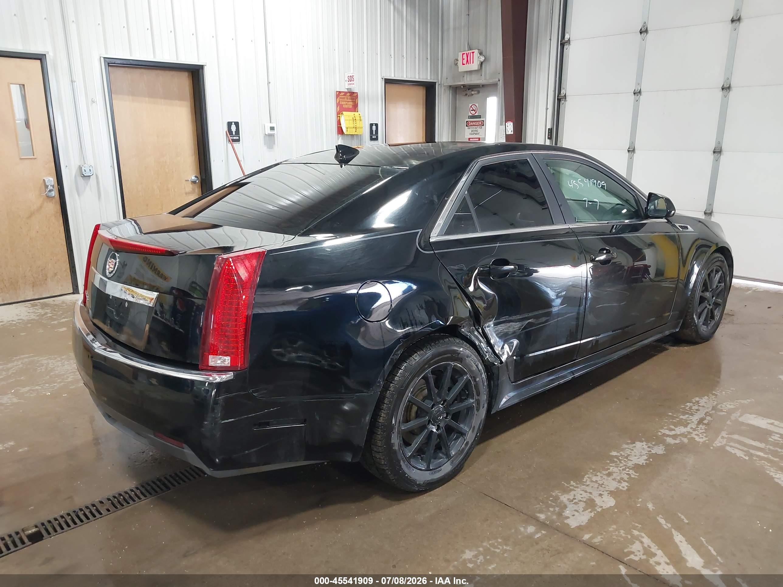 2012 Cadillac Cts Standard Black vin: 1G6DC5E54C0142465