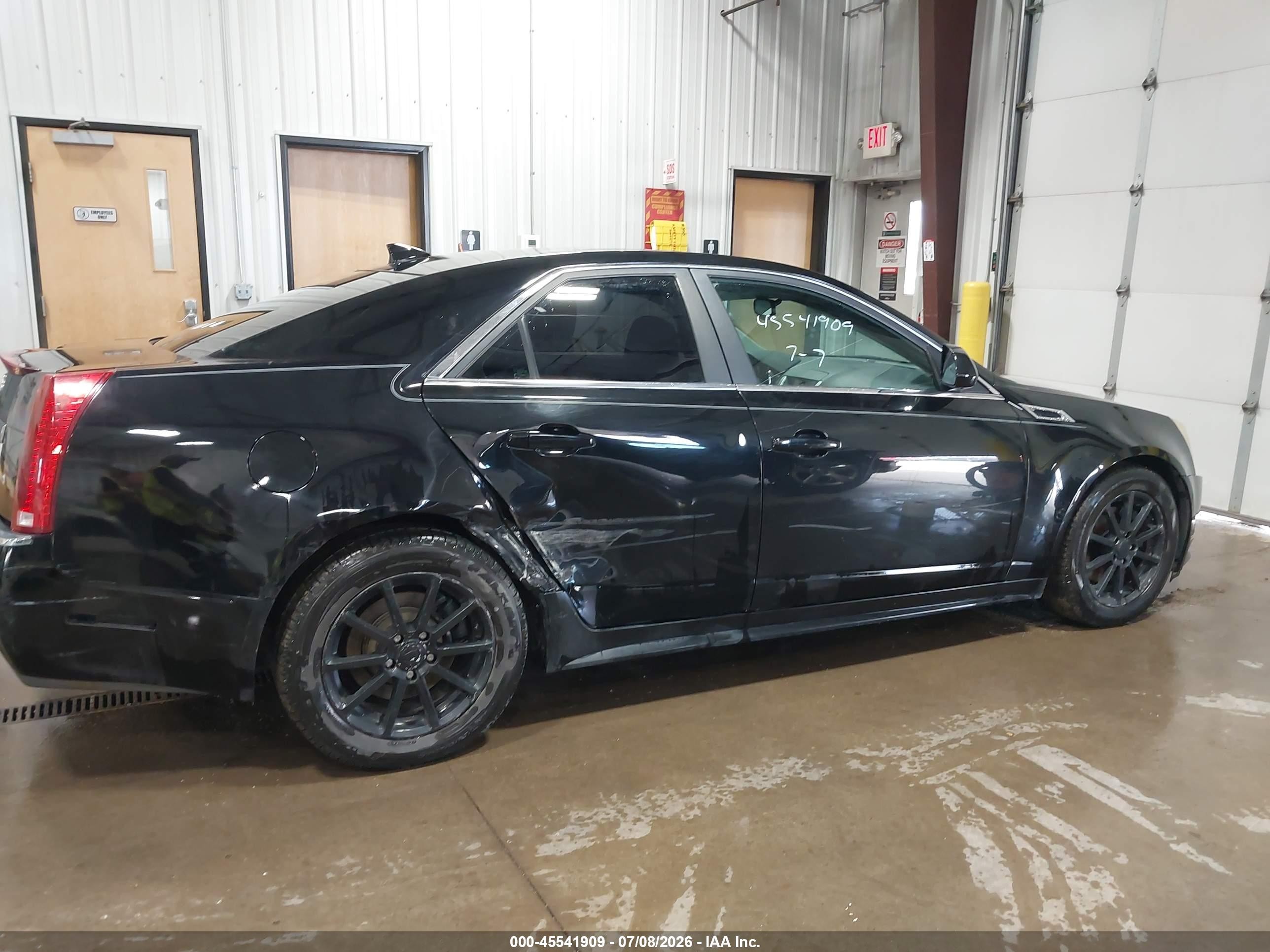 2012 Cadillac Cts Standard Black vin: 1G6DC5E54C0142465