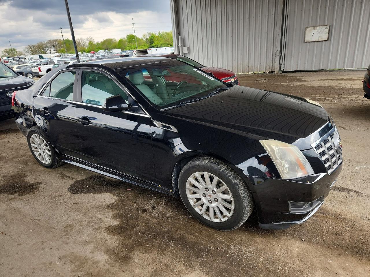 2012 Cadillac Cts Black vin: 1G6DC5E56C0140748