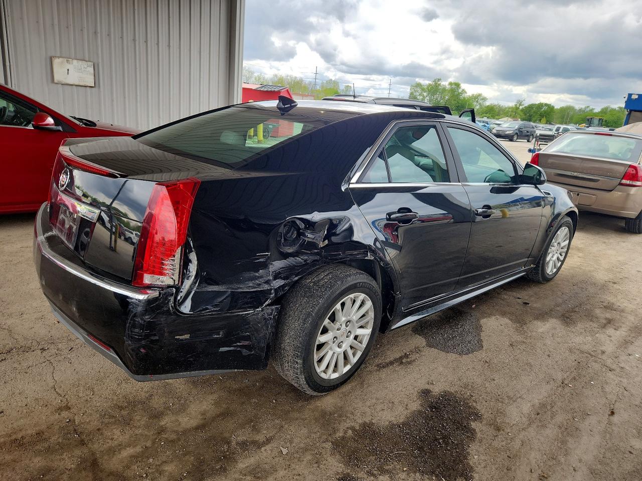 2012 Cadillac Cts Black vin: 1G6DC5E56C0140748