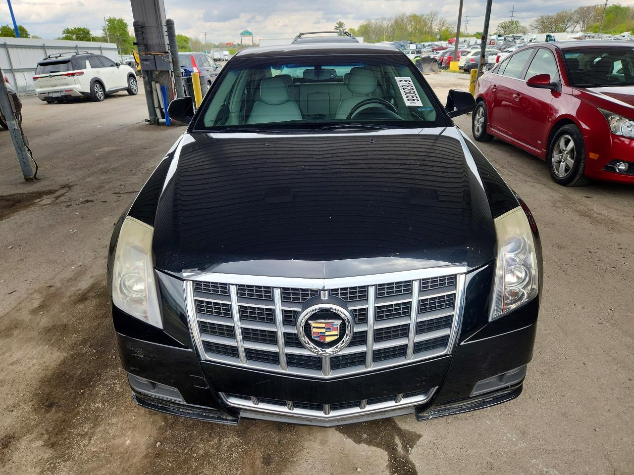 2012 Cadillac Cts Black vin: 1G6DC5E56C0140748