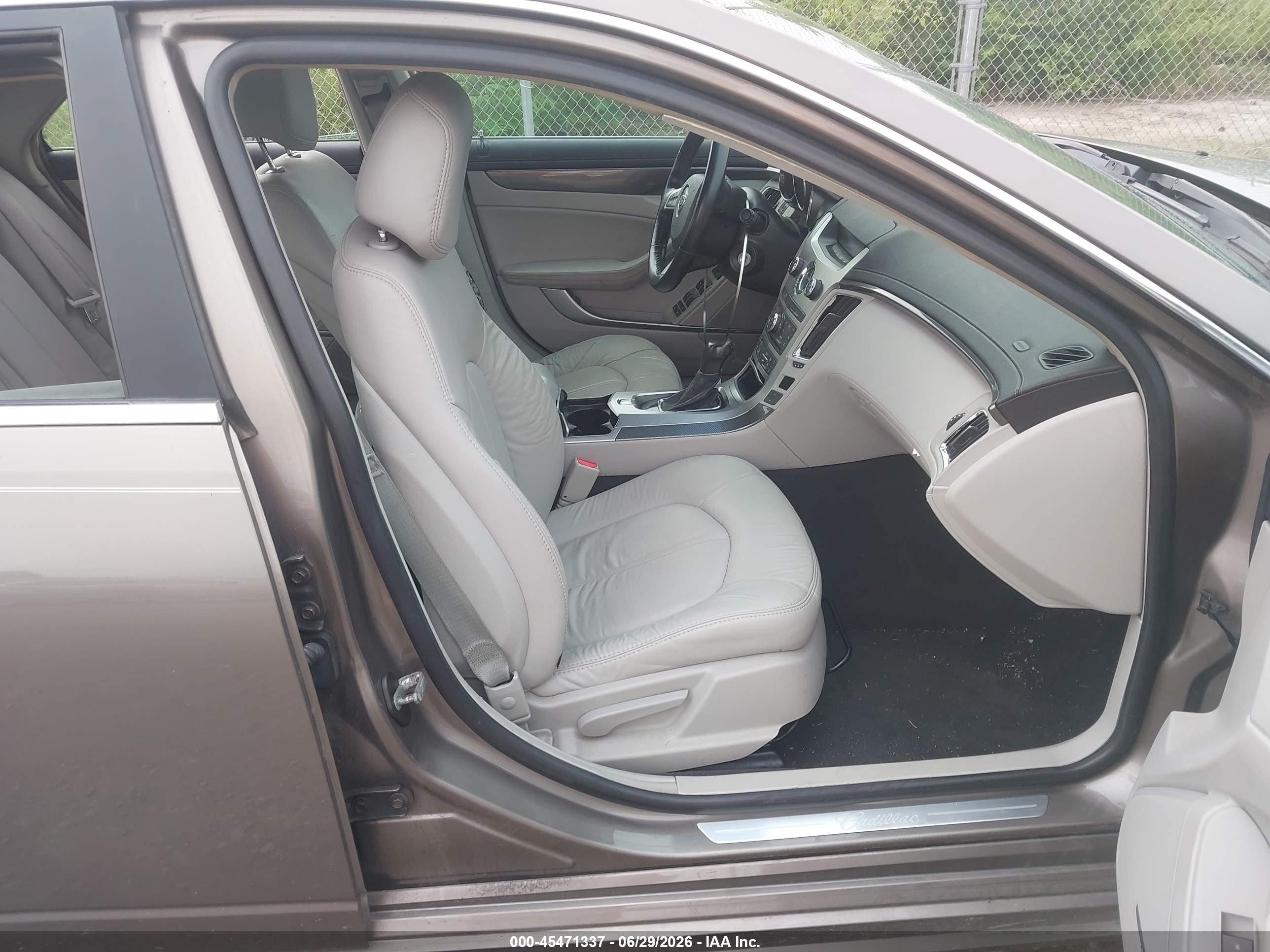 2012 Cadillac Cts Standard Brown vin: 1G6DC5E56C0141673