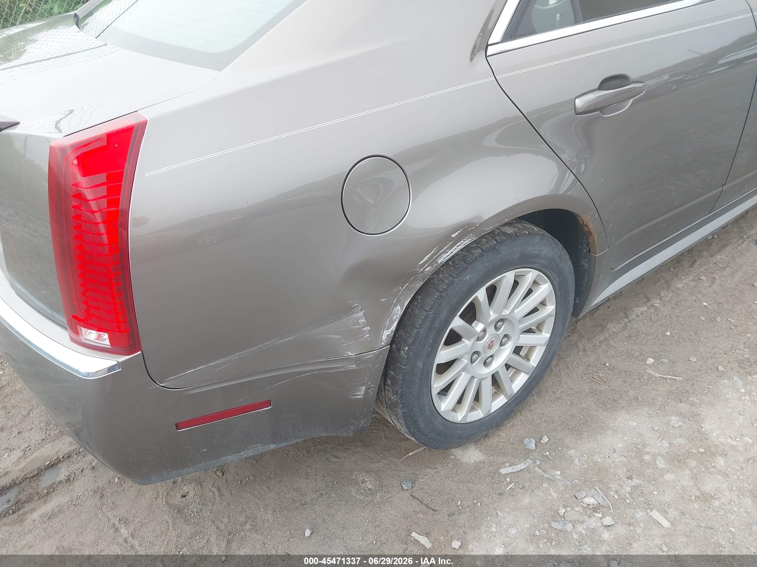 2012 Cadillac Cts Standard Brown vin: 1G6DC5E56C0141673