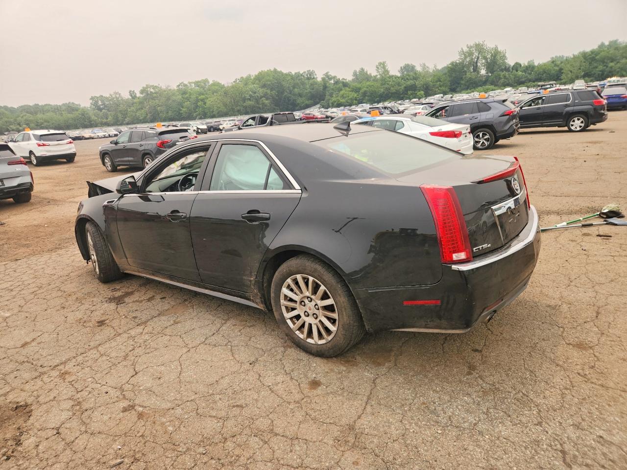 2012 Cadillac Cts Black vin: 1G6DC5E56C0152236