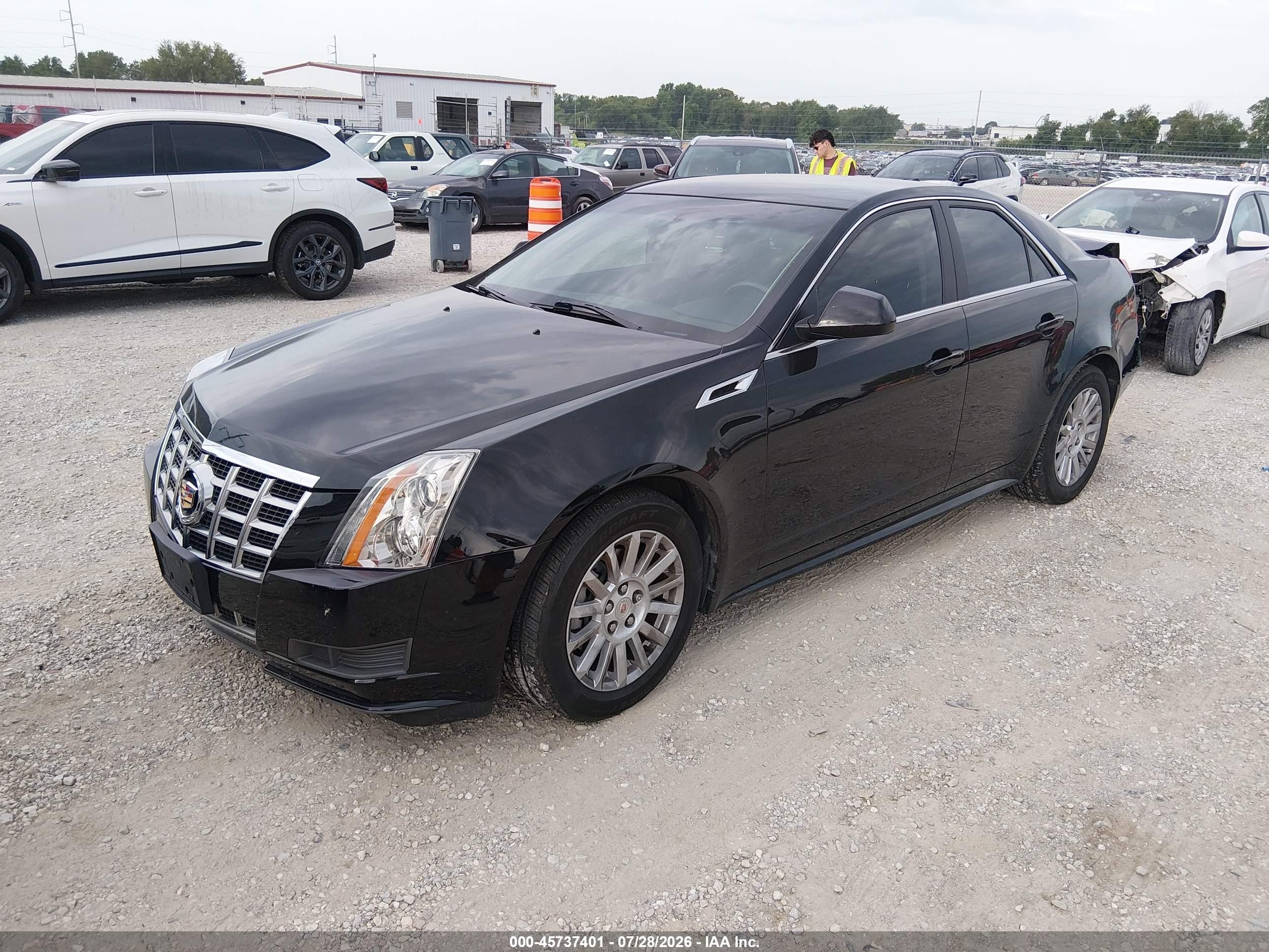 2012 Cadillac Cts Standard Black vin: 1G6DC5E57C0156943