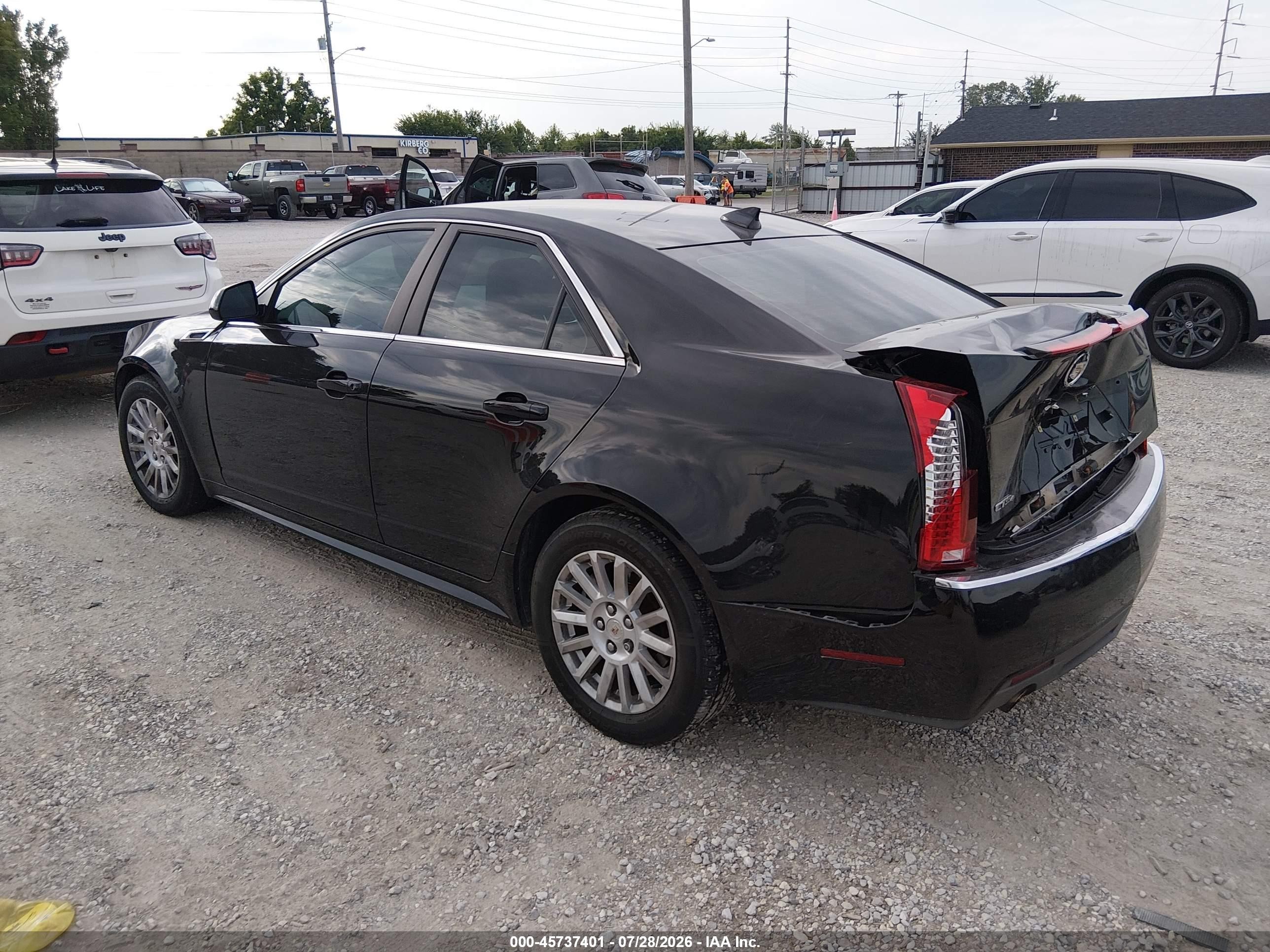 2012 Cadillac Cts Standard Black vin: 1G6DC5E57C0156943