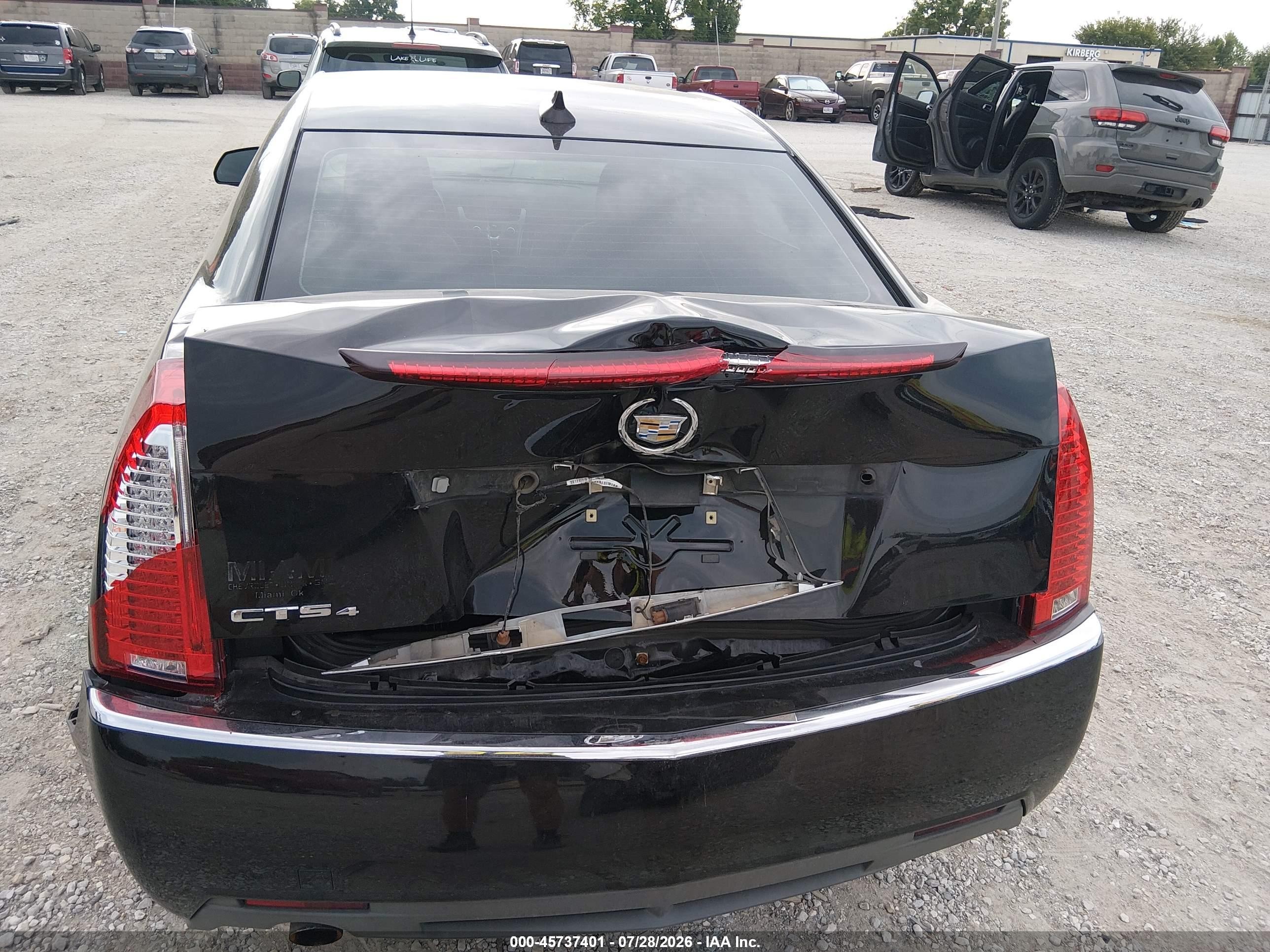 2012 Cadillac Cts Standard Black vin: 1G6DC5E57C0156943