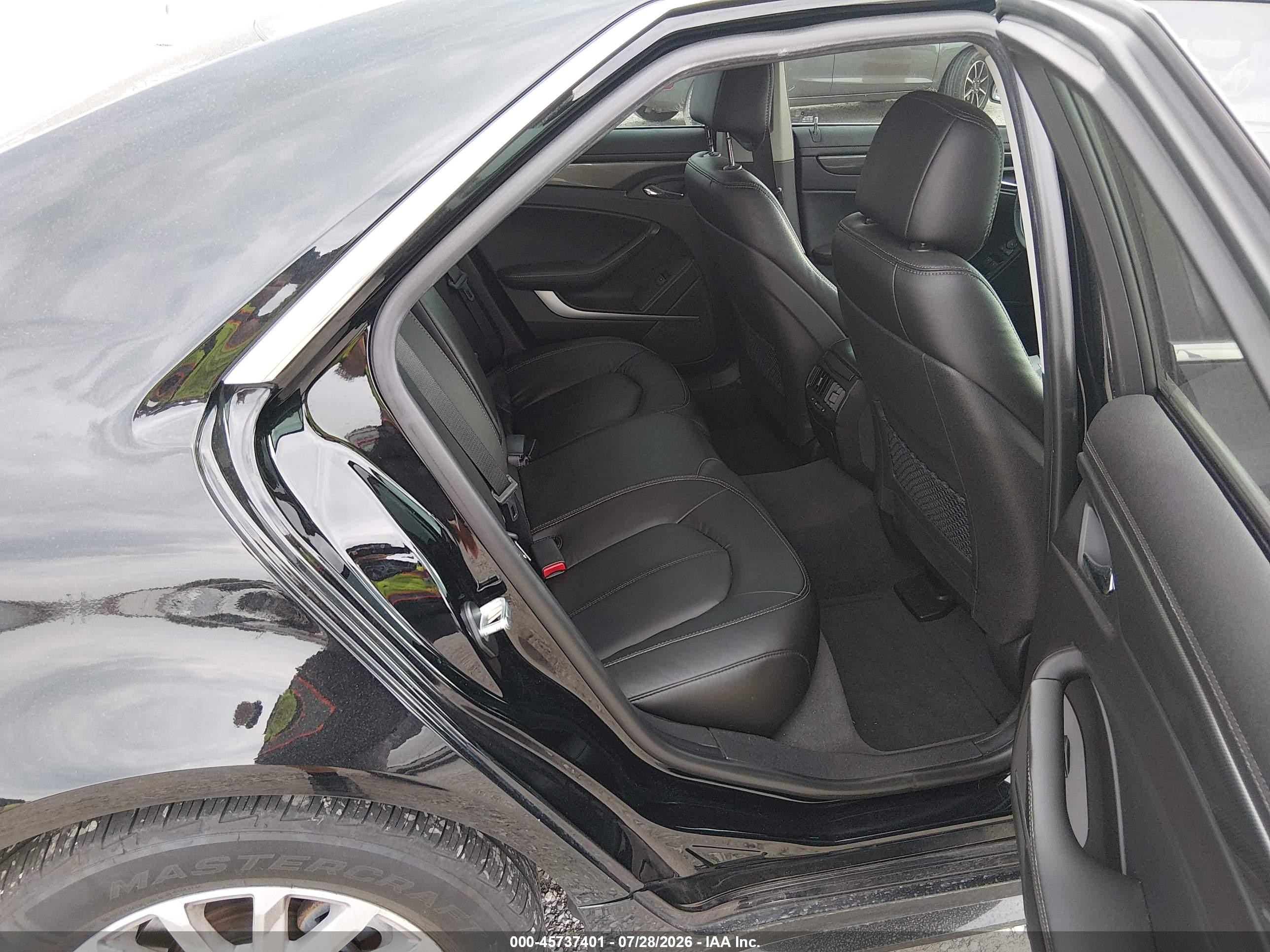 2012 Cadillac Cts Standard Black vin: 1G6DC5E57C0156943