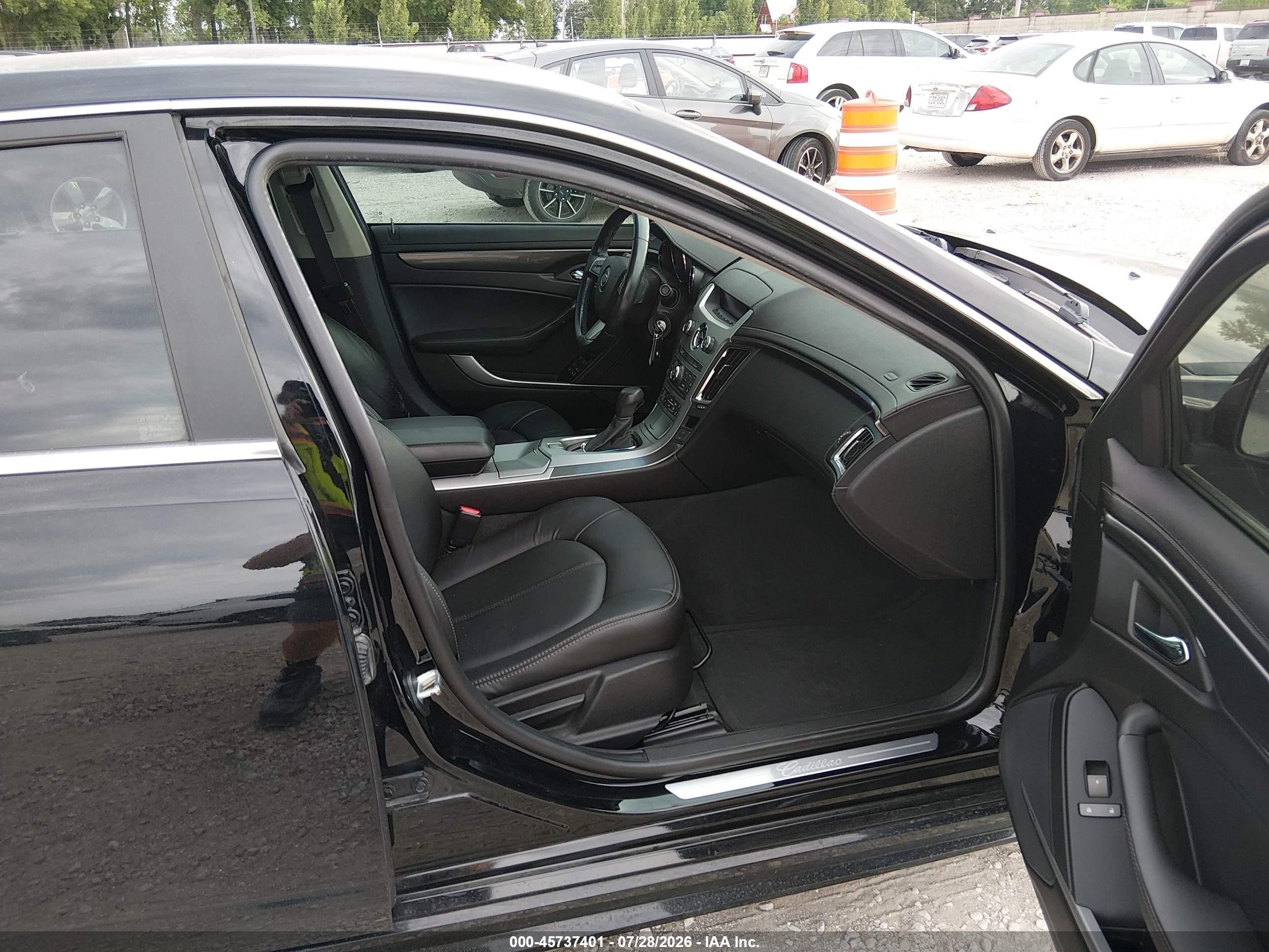 2012 Cadillac Cts Standard Black vin: 1G6DC5E57C0156943