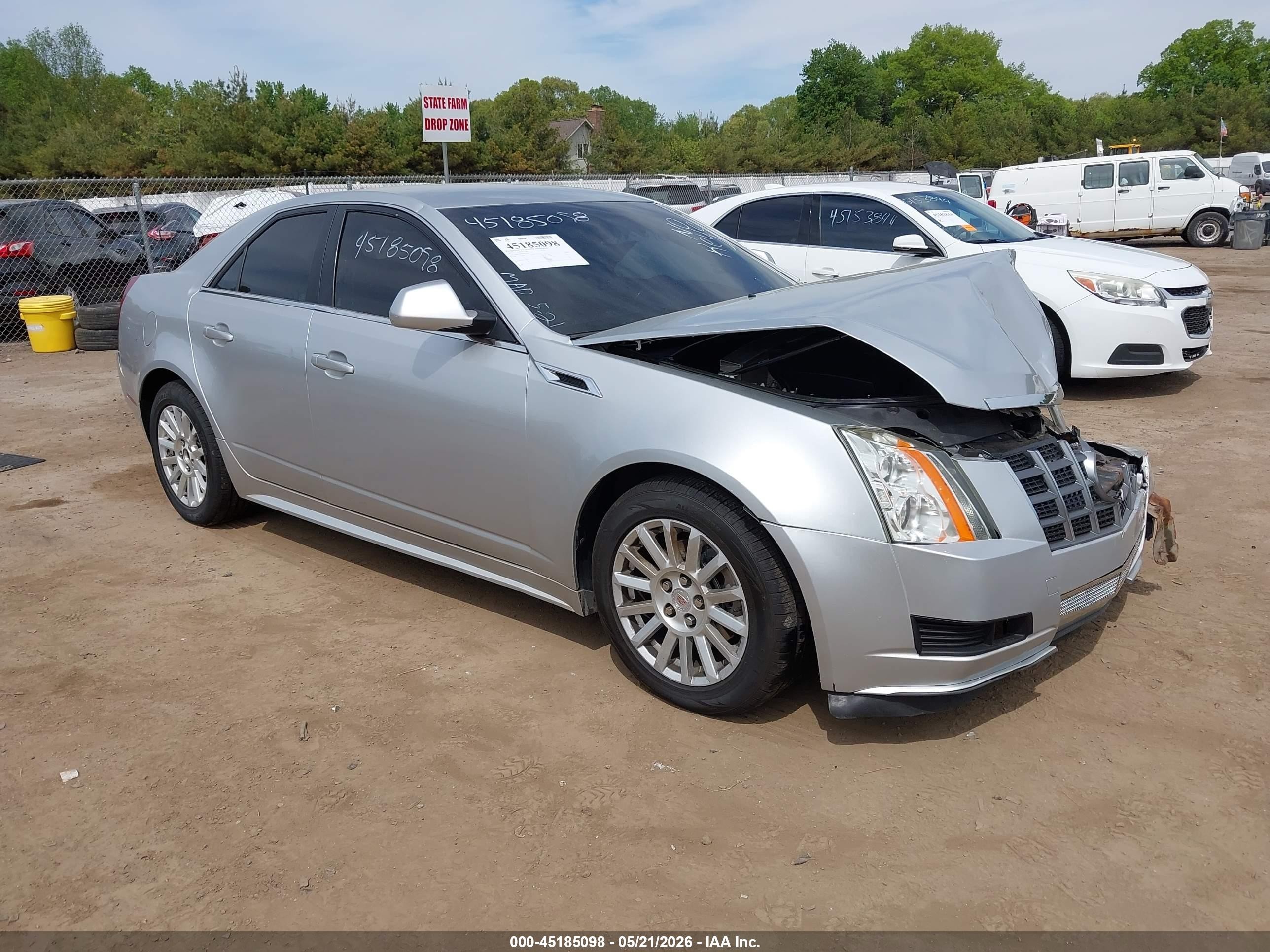 2012 Cadillac Cts Standard Silver vin: 1G6DC5E5XC0107834