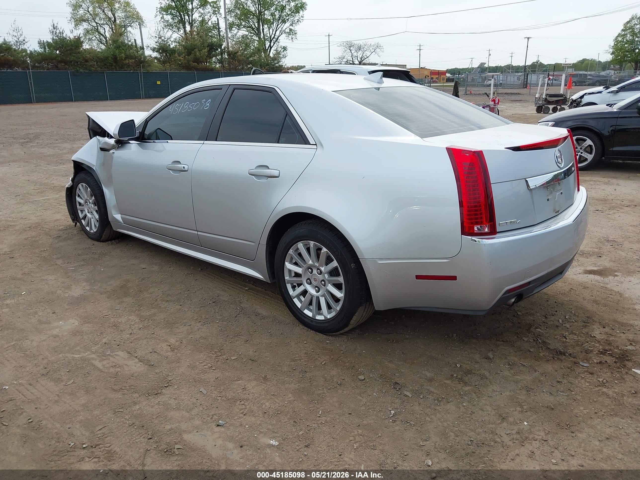 2012 Cadillac Cts Standard Silver vin: 1G6DC5E5XC0107834