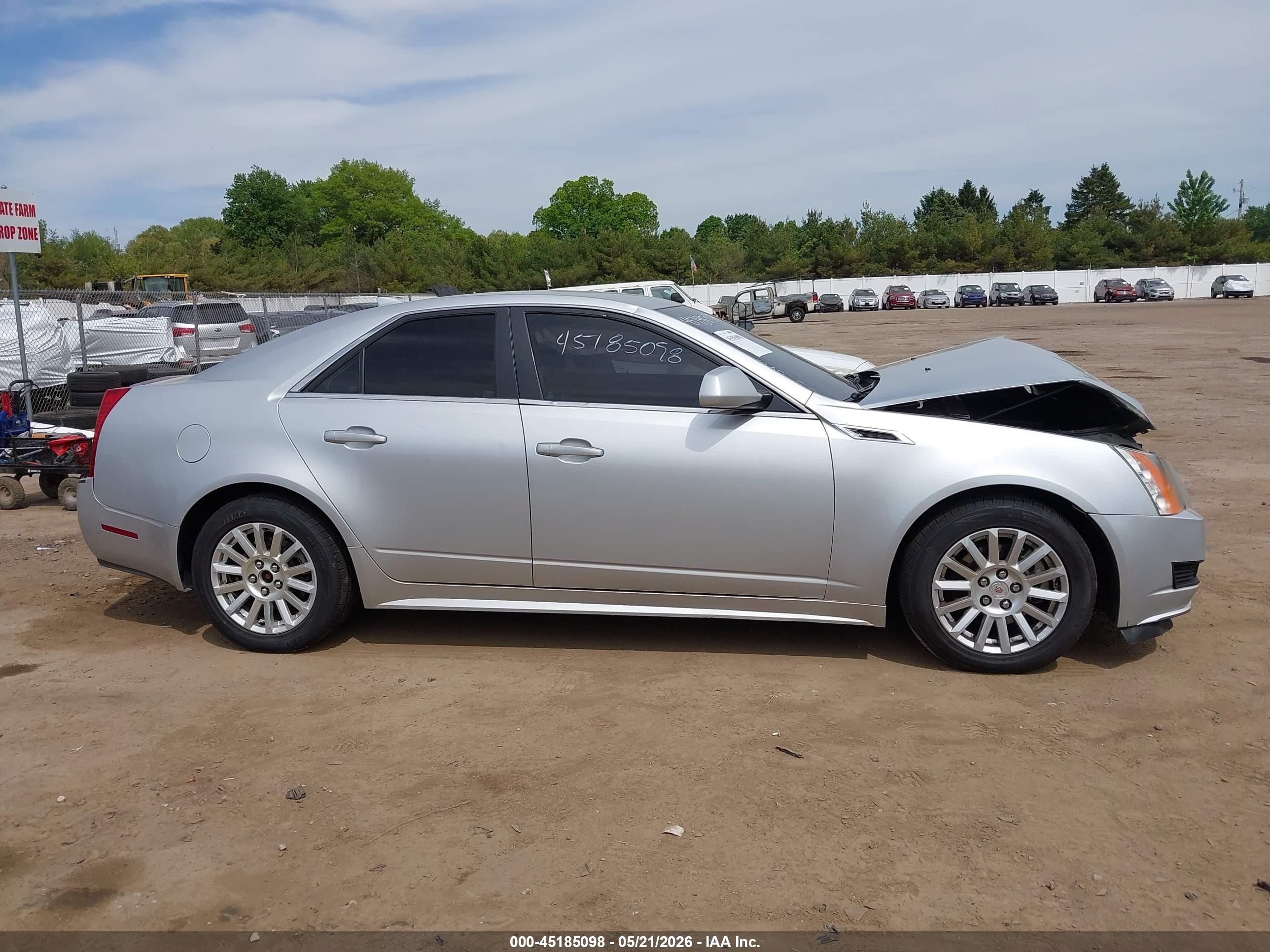 2012 Cadillac Cts Standard Silver vin: 1G6DC5E5XC0107834