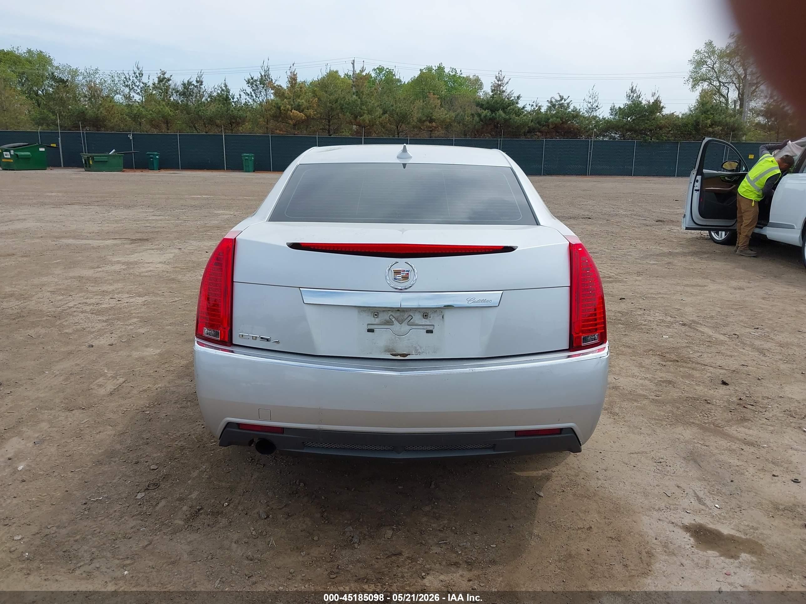 2012 Cadillac Cts Standard Silver vin: 1G6DC5E5XC0107834