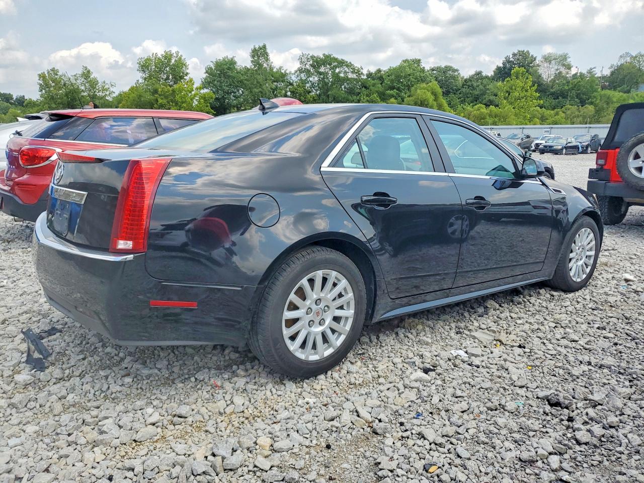 2012 Cadillac Cts Black vin: 1G6DC5E5XC0143054