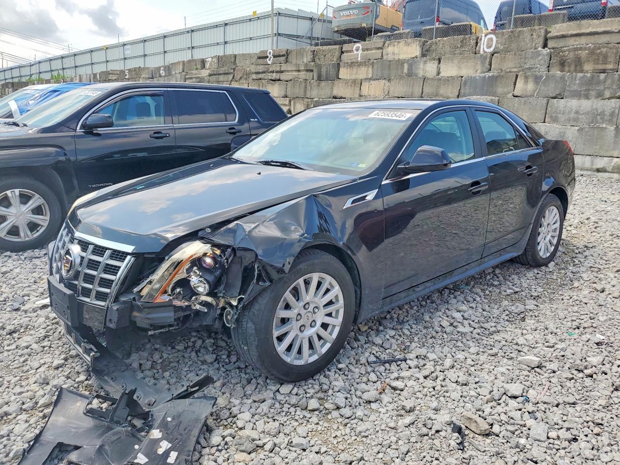 2012 Cadillac Cts Черный vin: 1G6DC5E5XC0143054