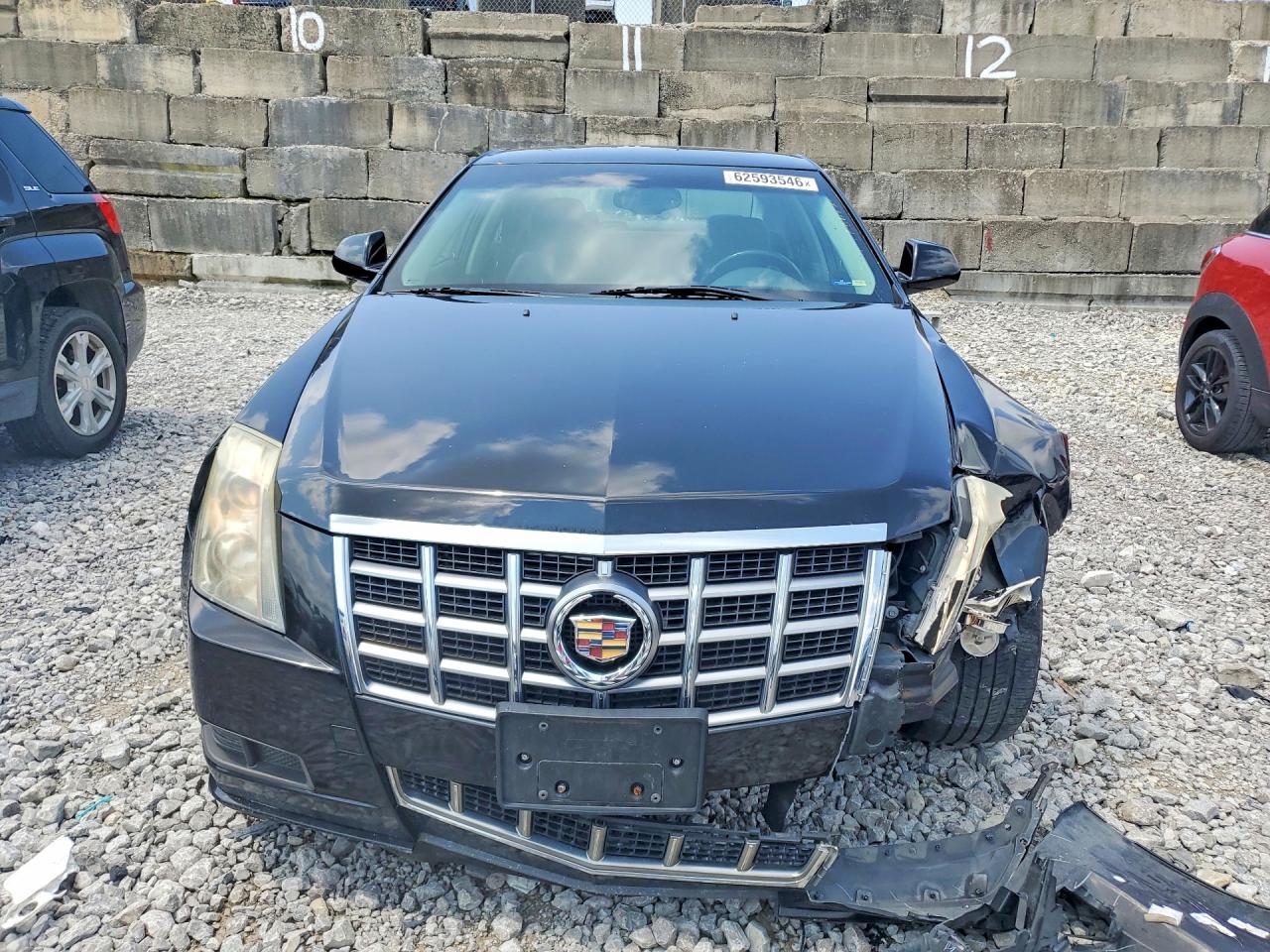 2012 Cadillac Cts Black vin: 1G6DC5E5XC0143054
