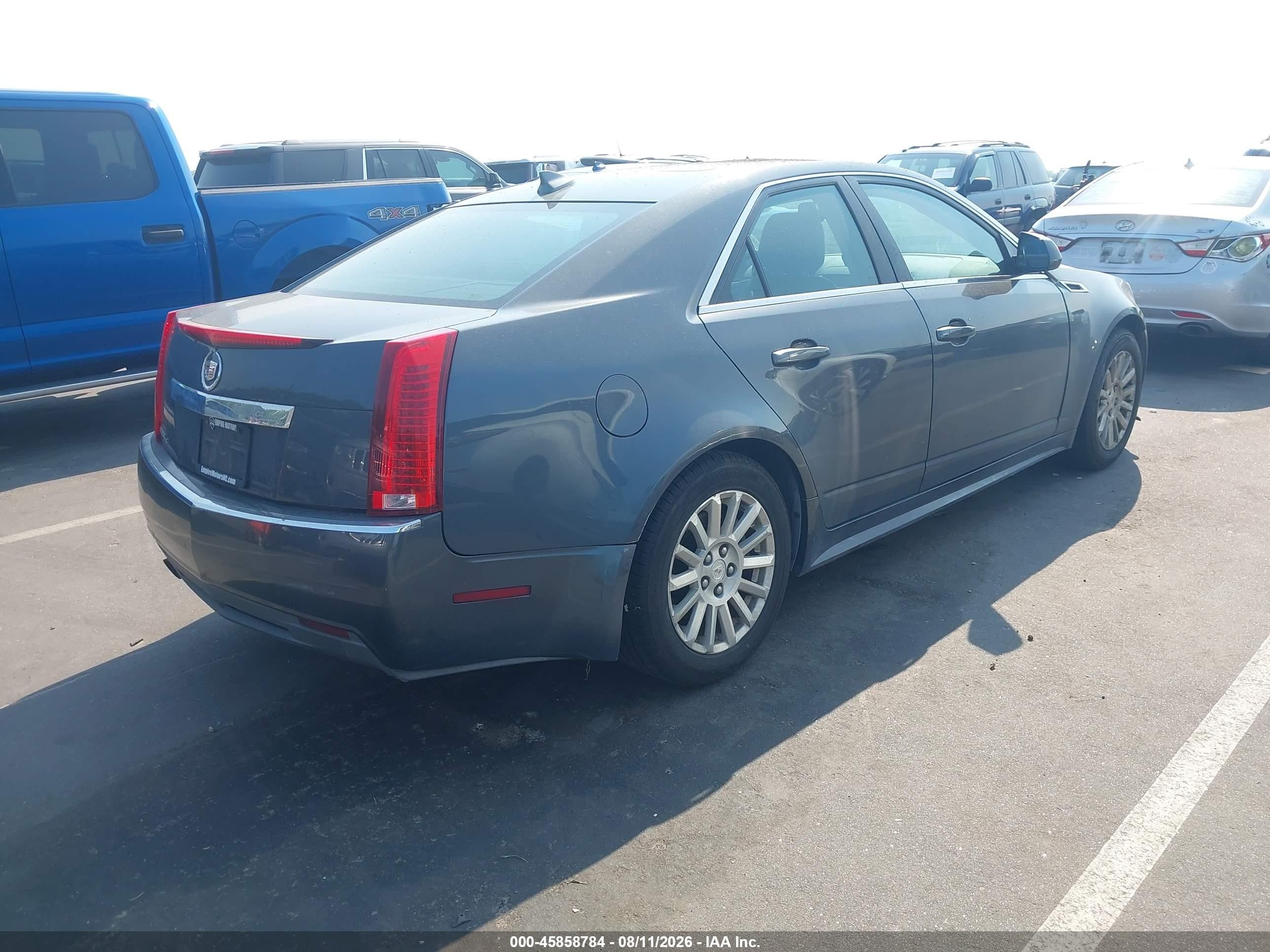 2012 Cadillac Cts Standard Blue vin: 1G6DC5E5XC0149145