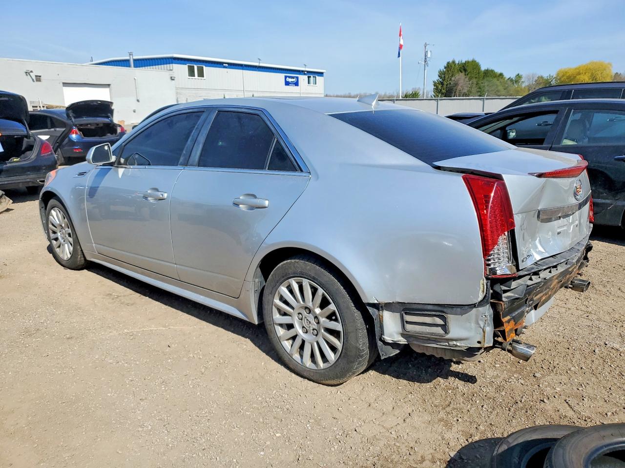 2010 Cadillac Cts 3.0l 4dr Awd Silver vin: 1G6DC5EG0A0109719