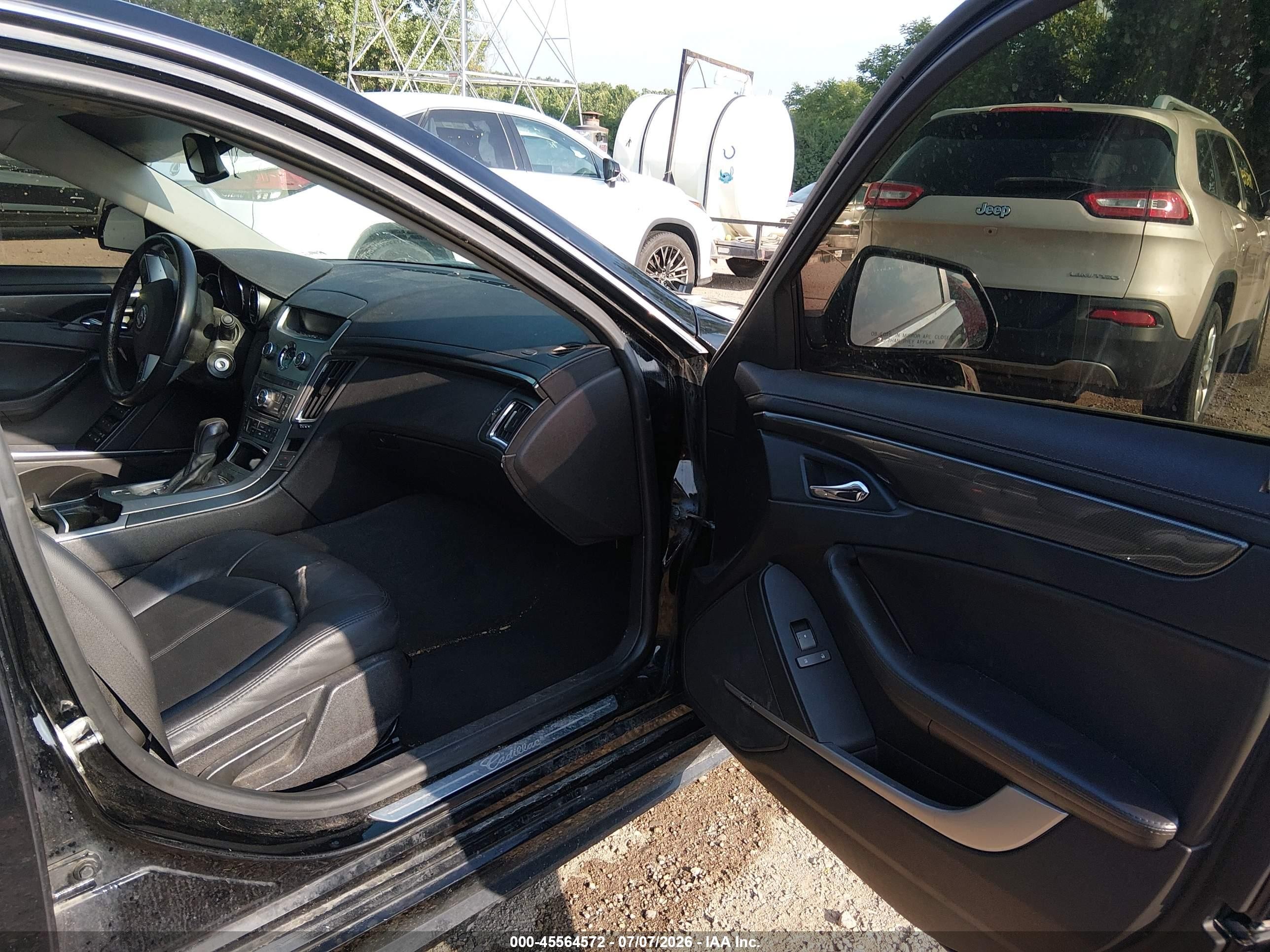 2010 Cadillac Cts   Black vin: 1G6DC5EG4A0150547